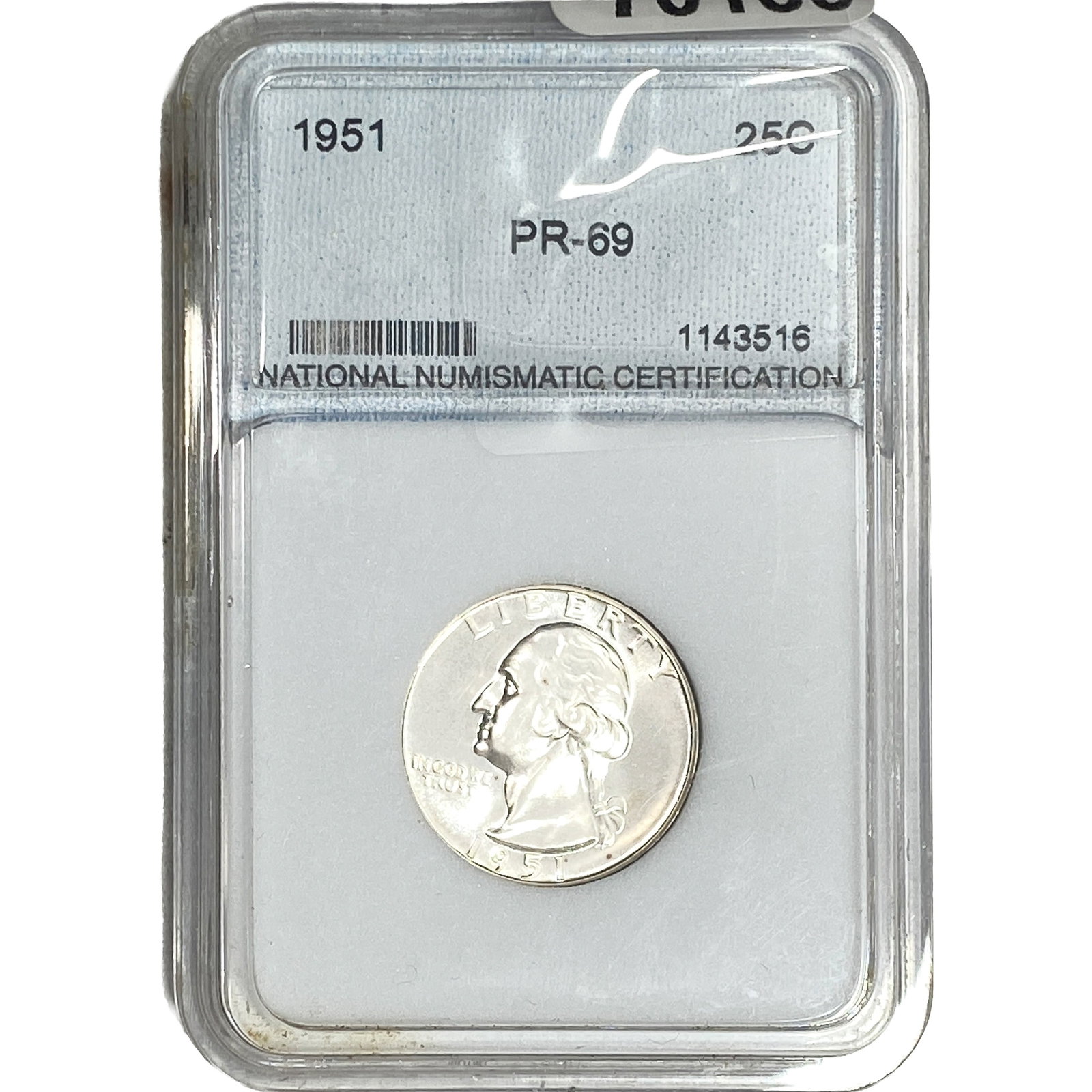 1951 Washington Silver Quarter NNC PR69 (1 of 2)