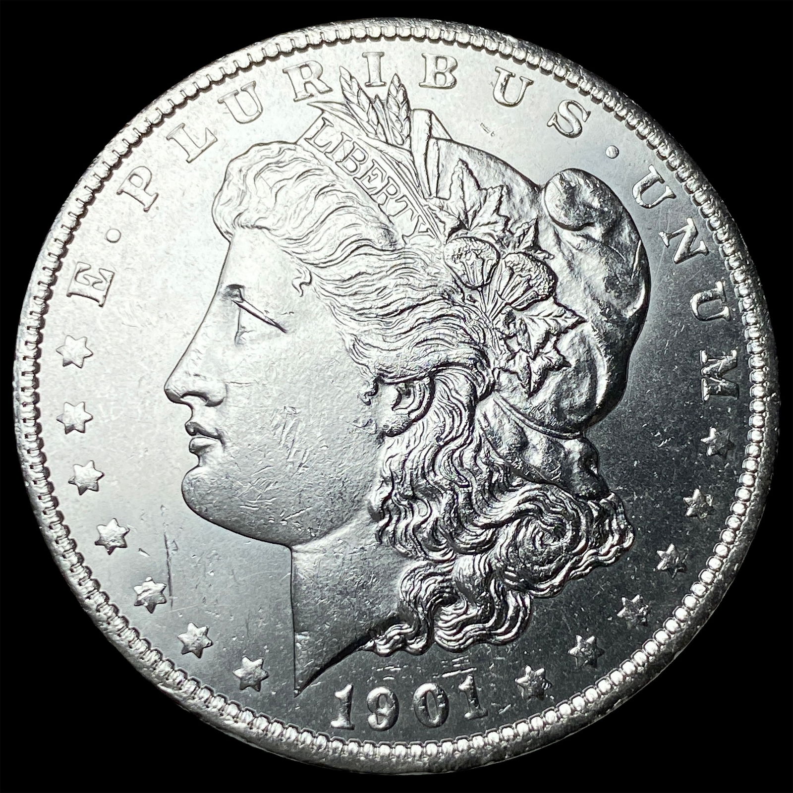 1901-O Silver Morgan Dollar CHOICE BU: 1901-O Silver Morgan Dollar CHOICE BU
