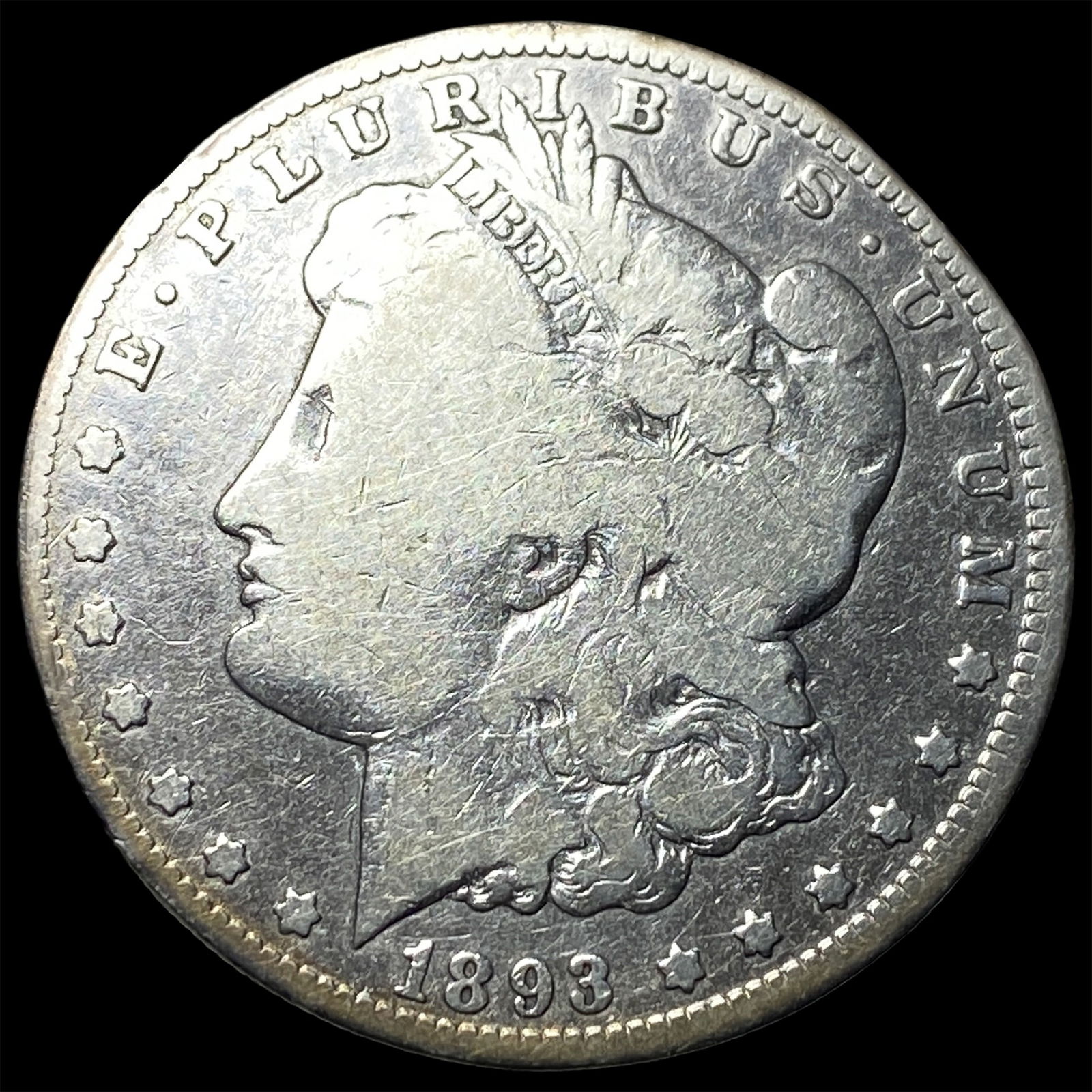 1893-O Silver Morgan Dollar LIGHTLY CIRCULATED: 1893-O Silver Morgan Dollar LIGHTLY CIRCULATED