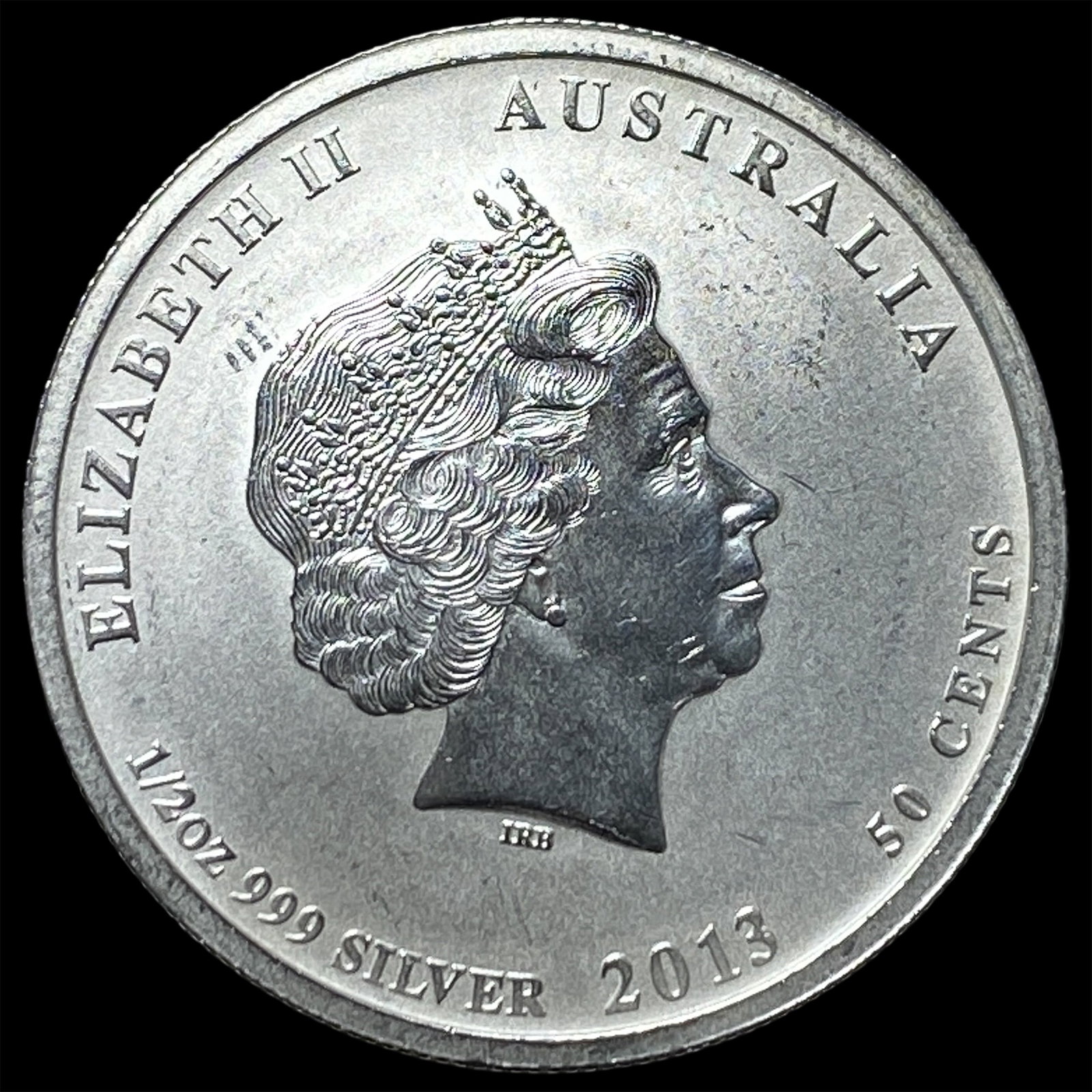 2013-P Australia 1/2oz Silver 50 Cents SUPERB GEM BU (1 of 2)