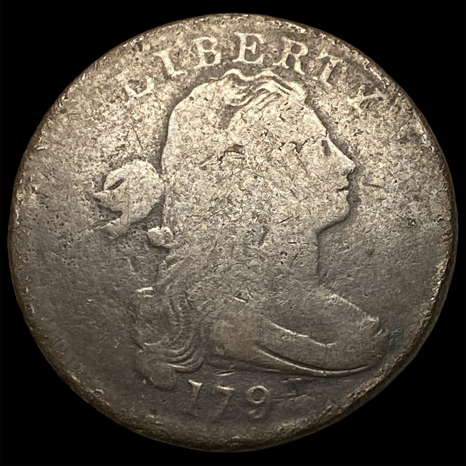 1798 Draped Bust Large Cent NICELY CIRCULATED (1 of 2)