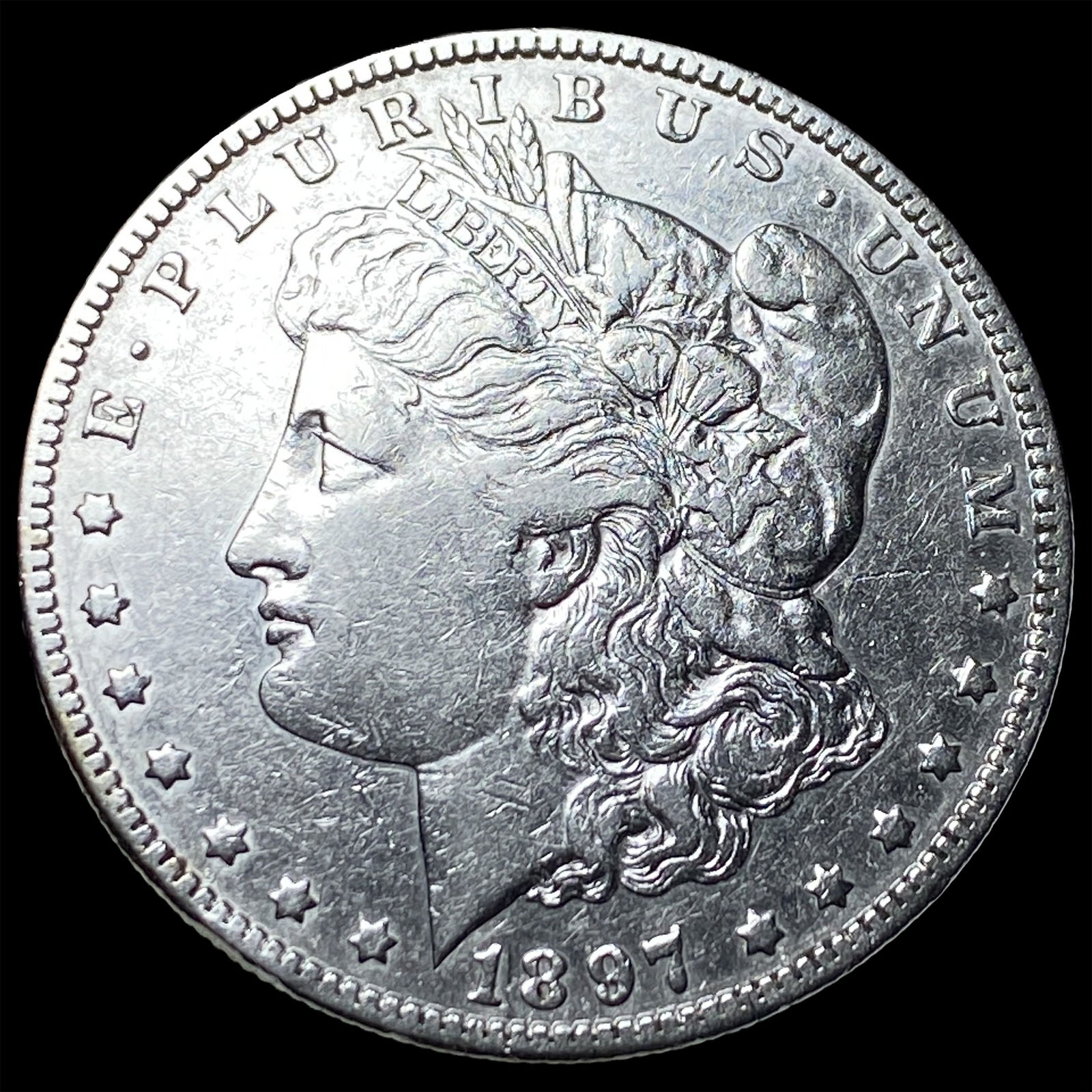 1897-O Silver Morgan Dollar NEARLY UNCIRCULATED: 1897-O Silver Morgan Dollar NEARLY UNCIRCULATED