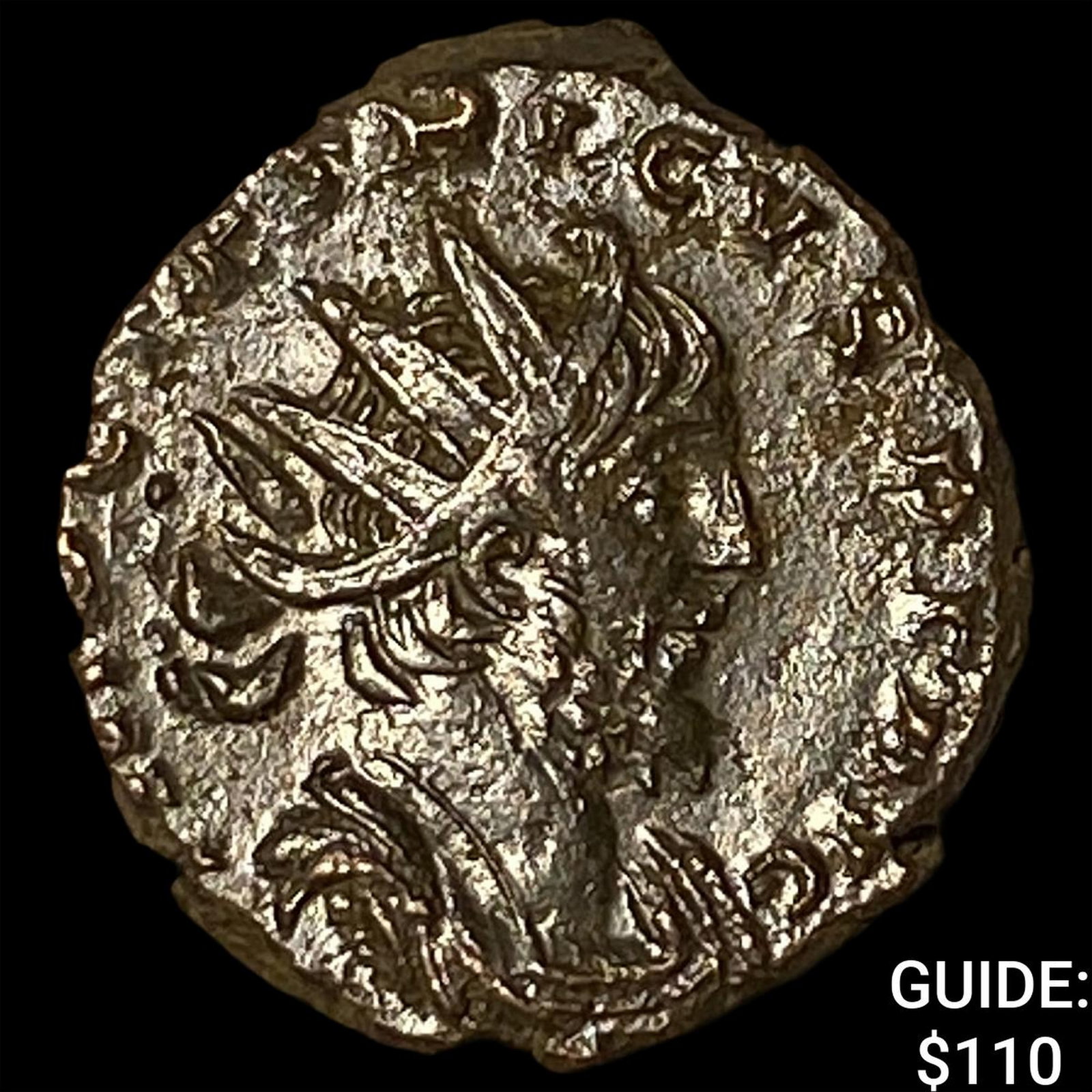 Gallic Empire Tetricus 271-274 AD Bronze Antoninianus CHOICE AU (1 of 2)