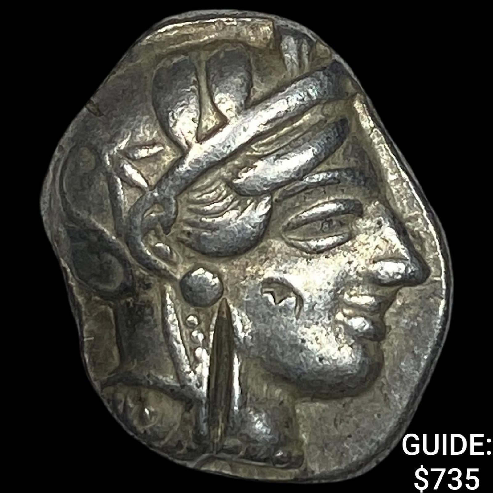Attica Athens 393-294 BC Silver Tetradrachm NEARLY UNCIRCULATED (1 of 2)