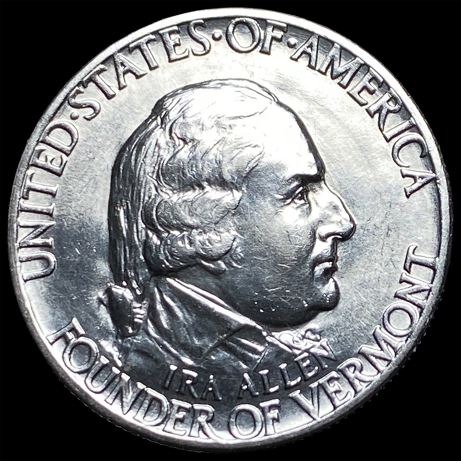 1927 Silver Vermont Half Dollar UNCIRCULATED: 1927 Silver Vermont Half Dollar UNCIRCULATED