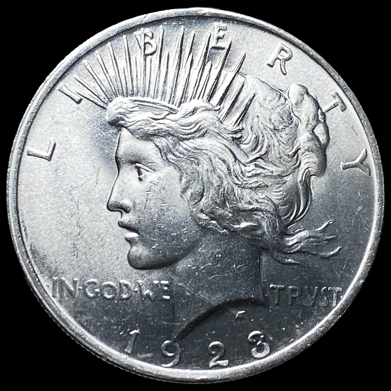 1923 Silver Peace Dollar CHOICE BU (1 of 2)