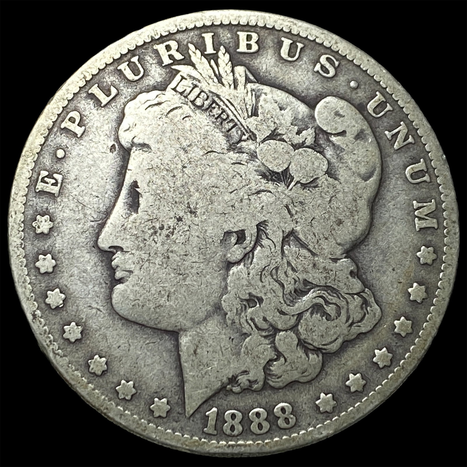 1888-O Silver Morgan Dollar NICELY CIRCULATED (1 of 2)