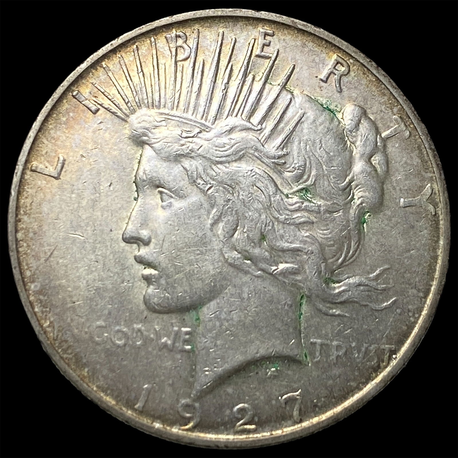 1927 Peace Silver Dollar CLOSELY UNCIRCULATED: 1927 Peace Silver Dollar CLOSELY UNCIRCULATED