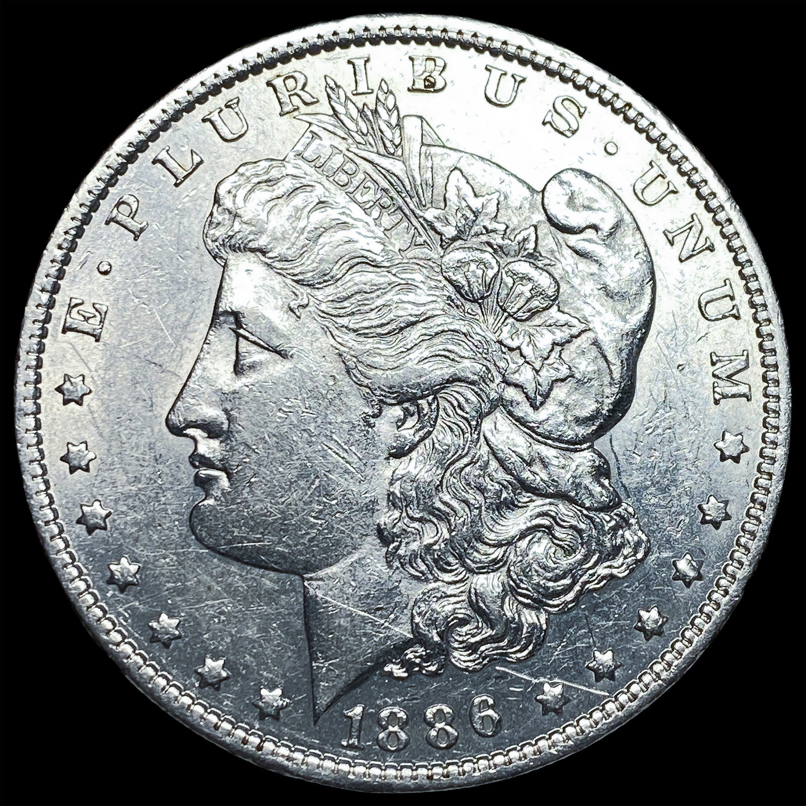 1886 Morgan Silver Dollar CLOSELY UNCIRCULATED: 1886 Morgan Silver Dollar CLOSELY UNCIRCULATED