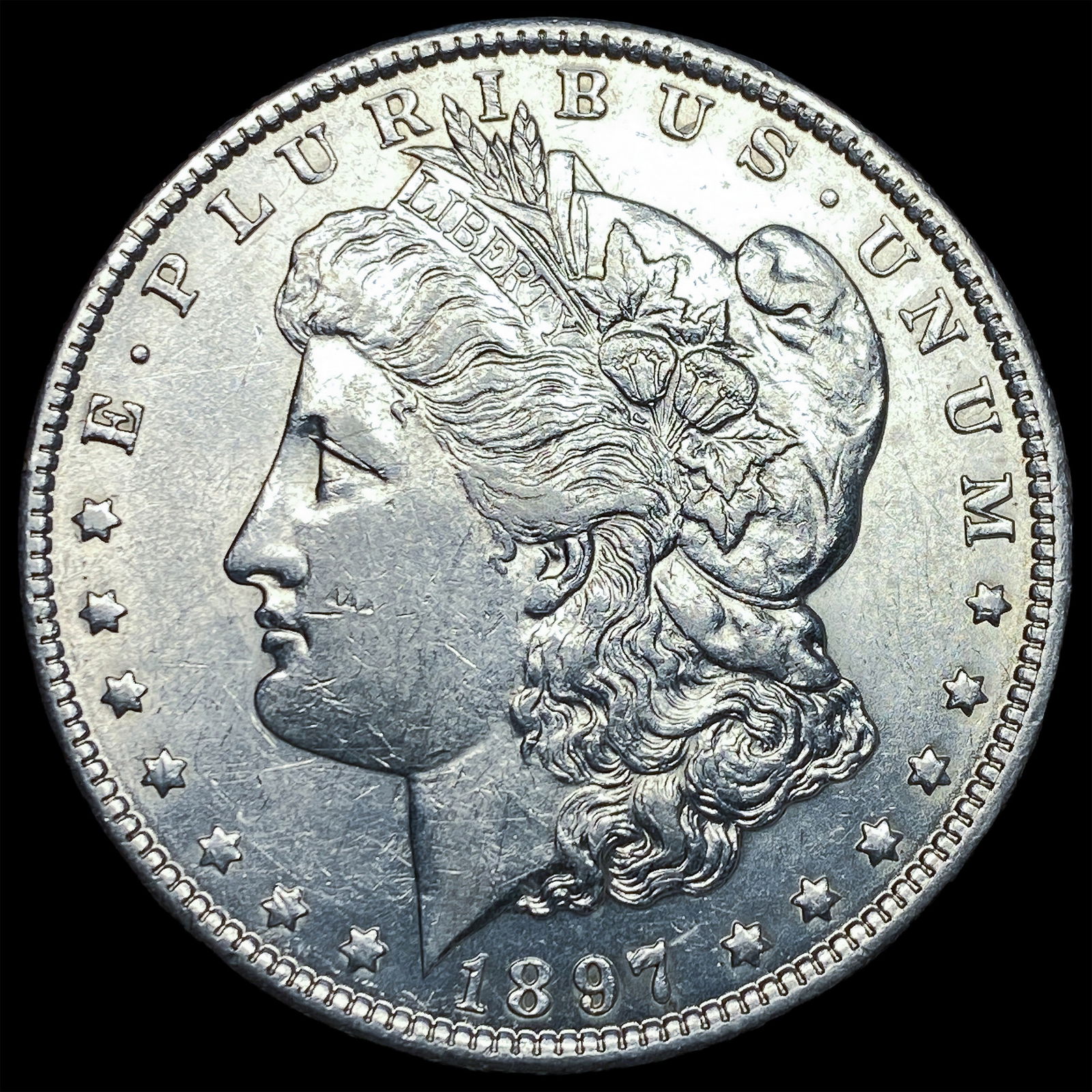 1897-O Silver Morgan Dollar CLOSELY UNCIRCULATED: 1897-O Silver Morgan Dollar CLOSELY UNCIRCULATED