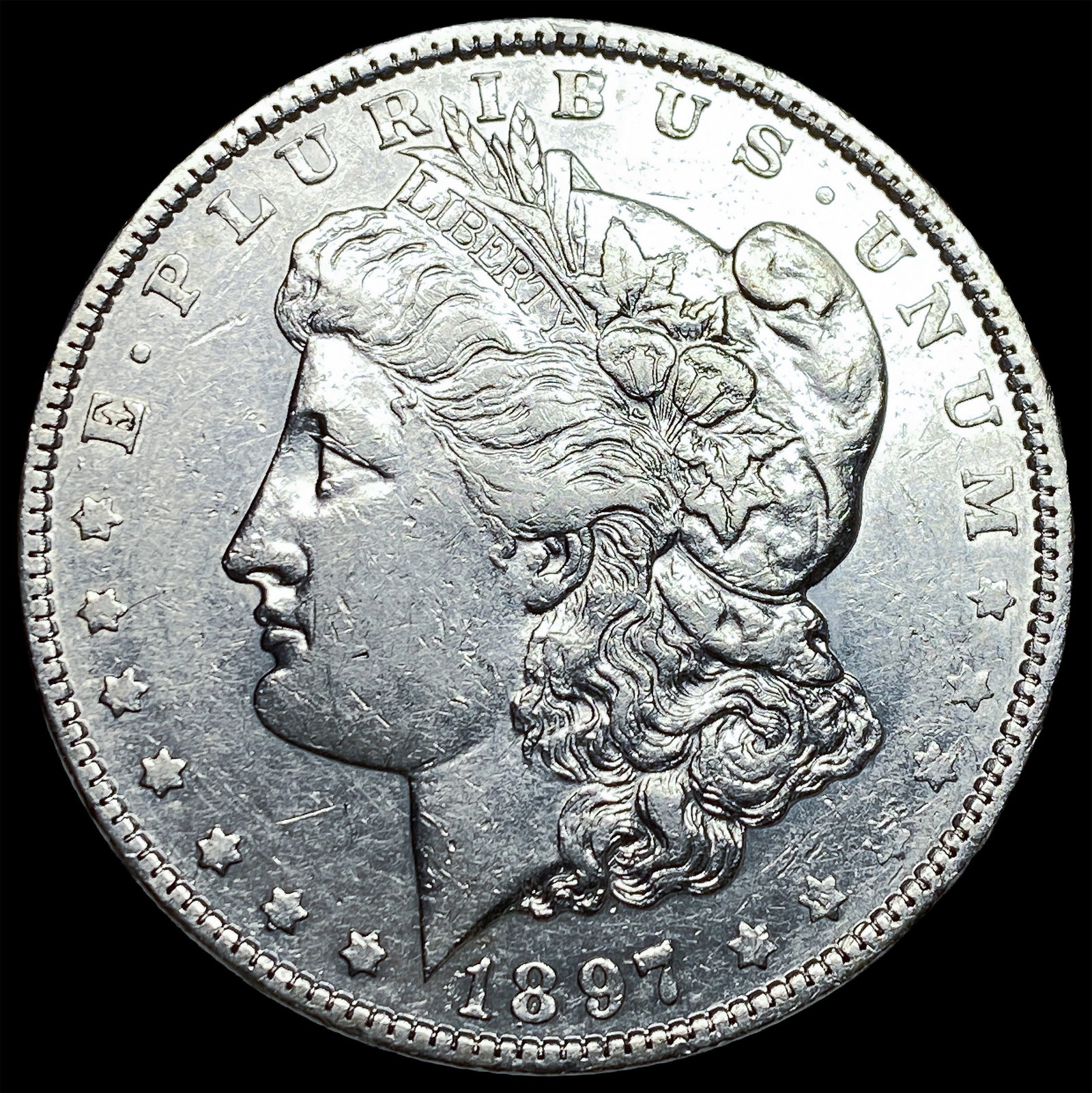 1897-O Silver Morgan Dollar CLOSELY UNCIRCULATED: 1897-O Silver Morgan Dollar CLOSELY UNCIRCULATED