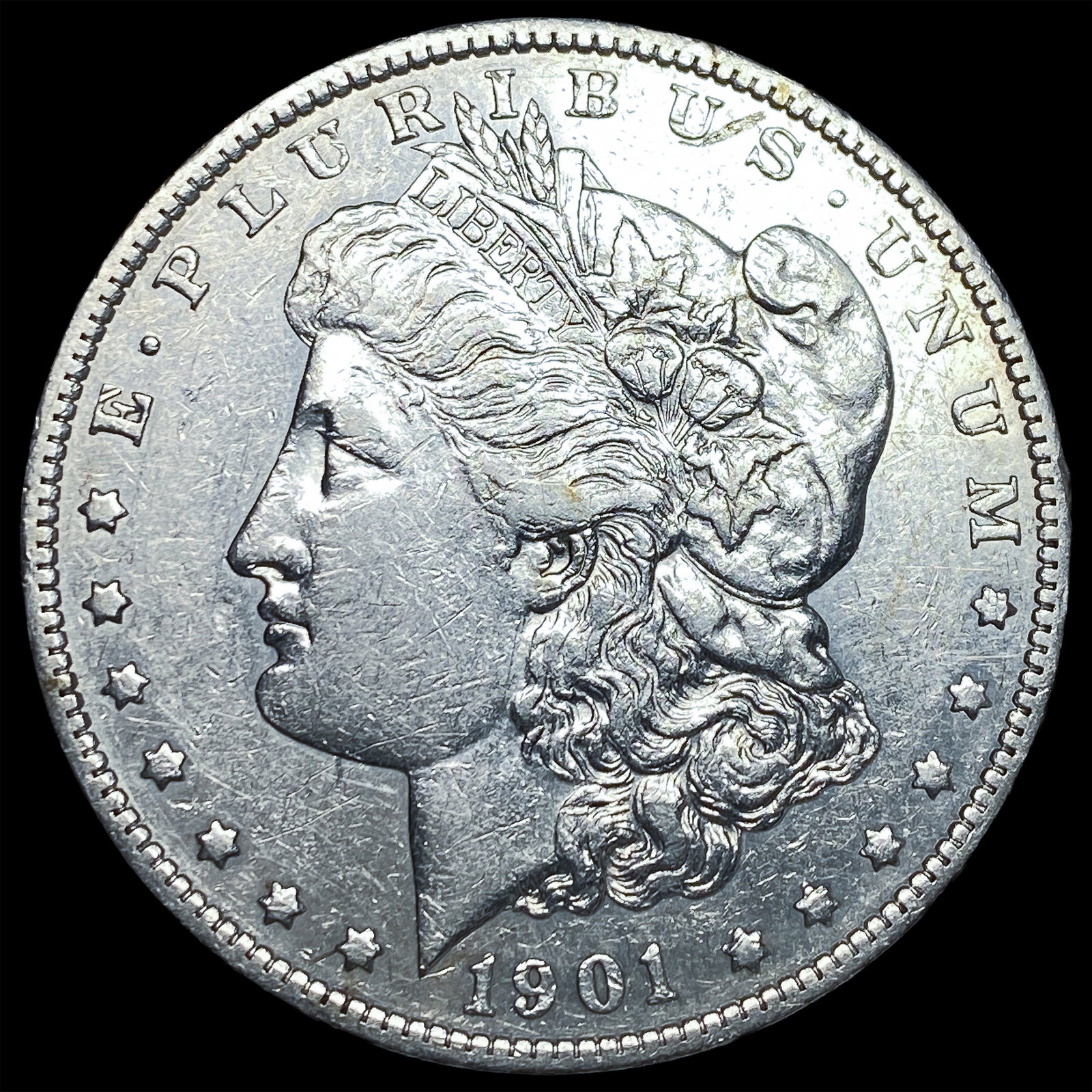 1901 Morgan Silver Dollar CLOSELY UNCIRCULATED: 1901 Morgan Silver Dollar CLOSELY UNCIRCULATED