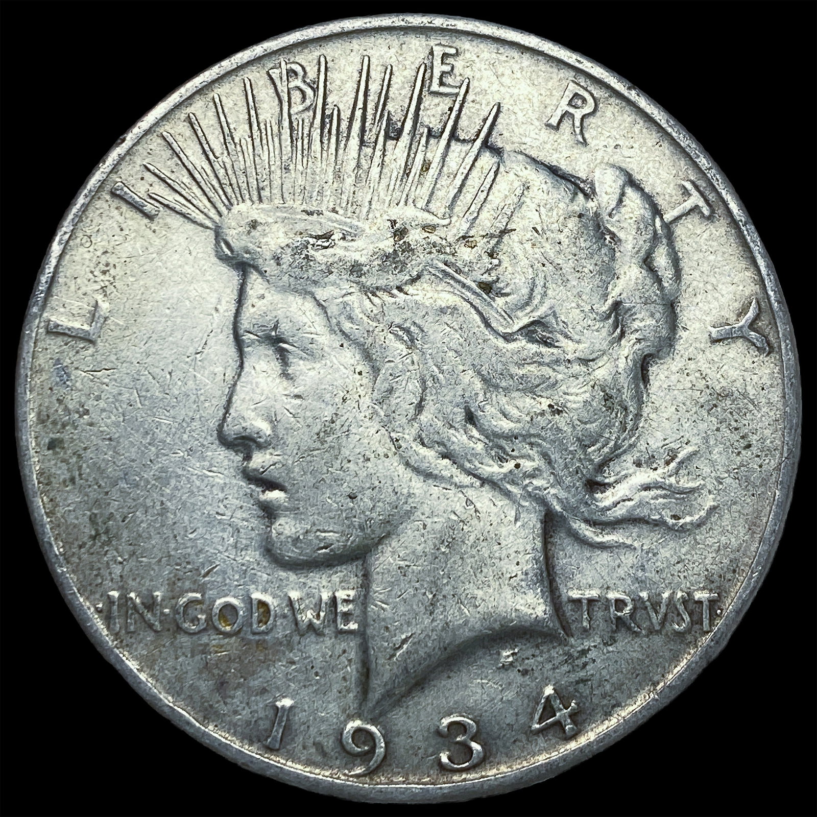 1934 Peace Silver Dollar LIGHTLY CIRCULATED (1 of 2)