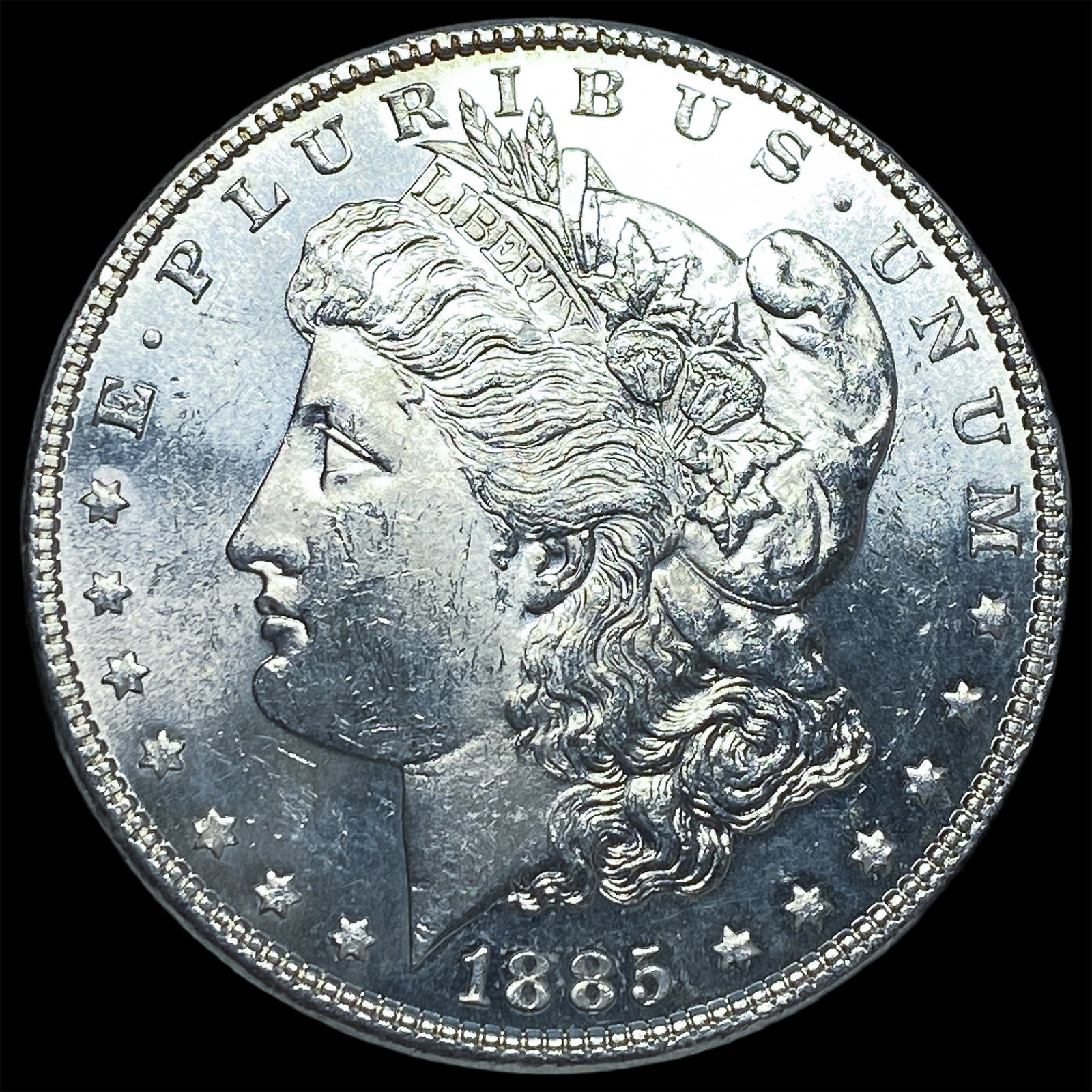 1885 Silver Morgan Dollar UNCIRCULATED: 1885 Silver Morgan Dollar UNCIRCULATED