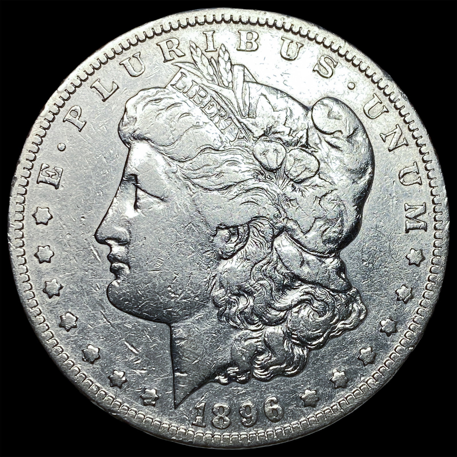 1896-S Silver Morgan Dollar LIGHTLY CIRCULATED: 1896-S Silver Morgan Dollar LIGHTLY CIRCULATED