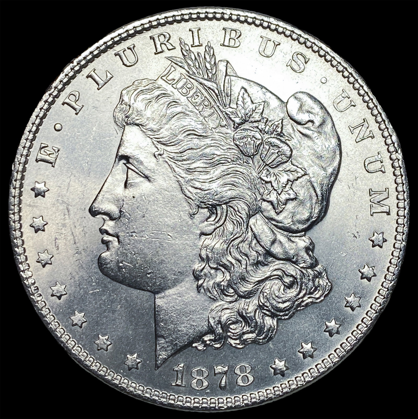 1878 Silver Morgan Dollar UNCIRCULATED: 1878 Silver Morgan Dollar UNCIRCULATED
