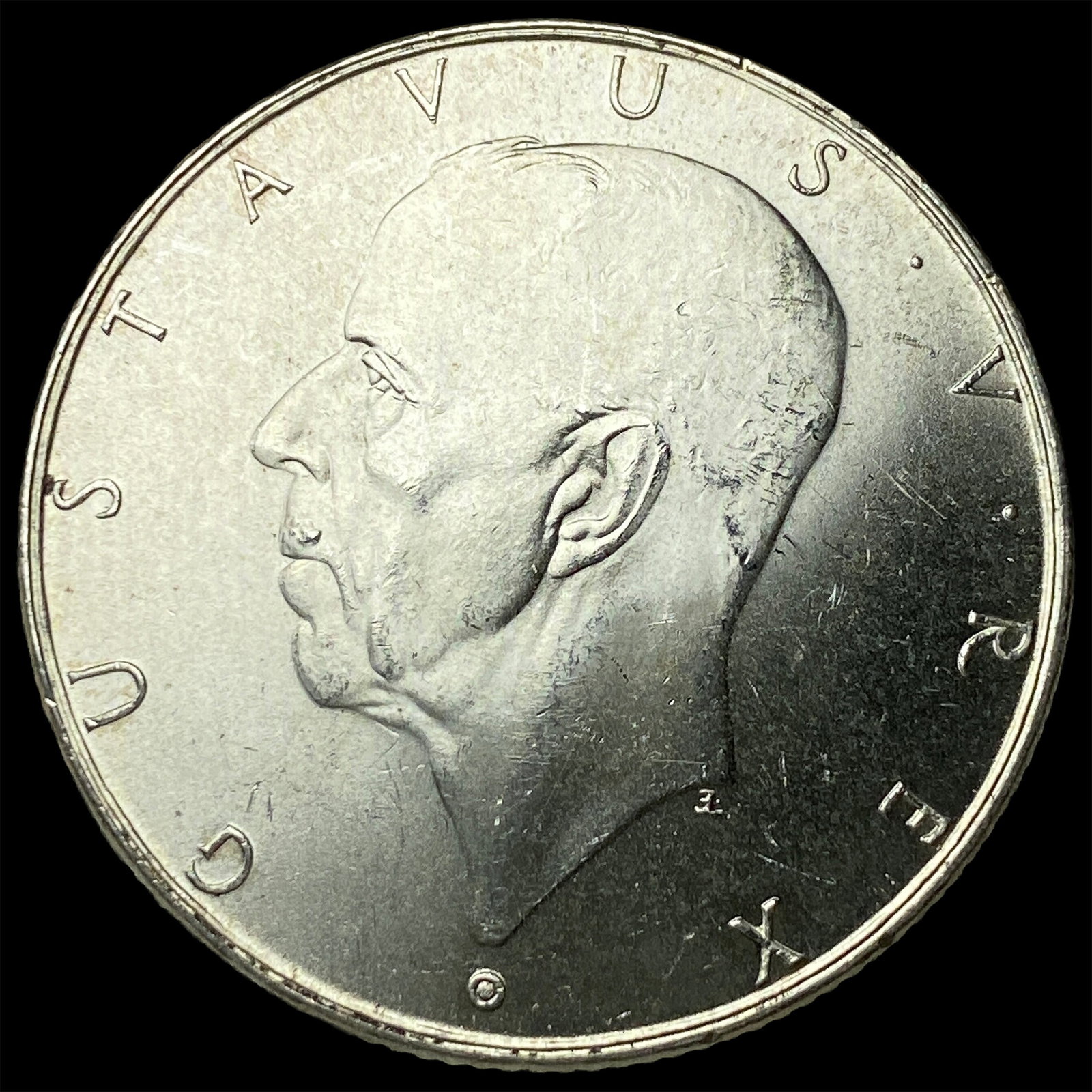 1938 Sweden Silver 2 Kroner UNCIRCULATED: 1938 Sweden Silver 2 Kroner UNCIRCULATED