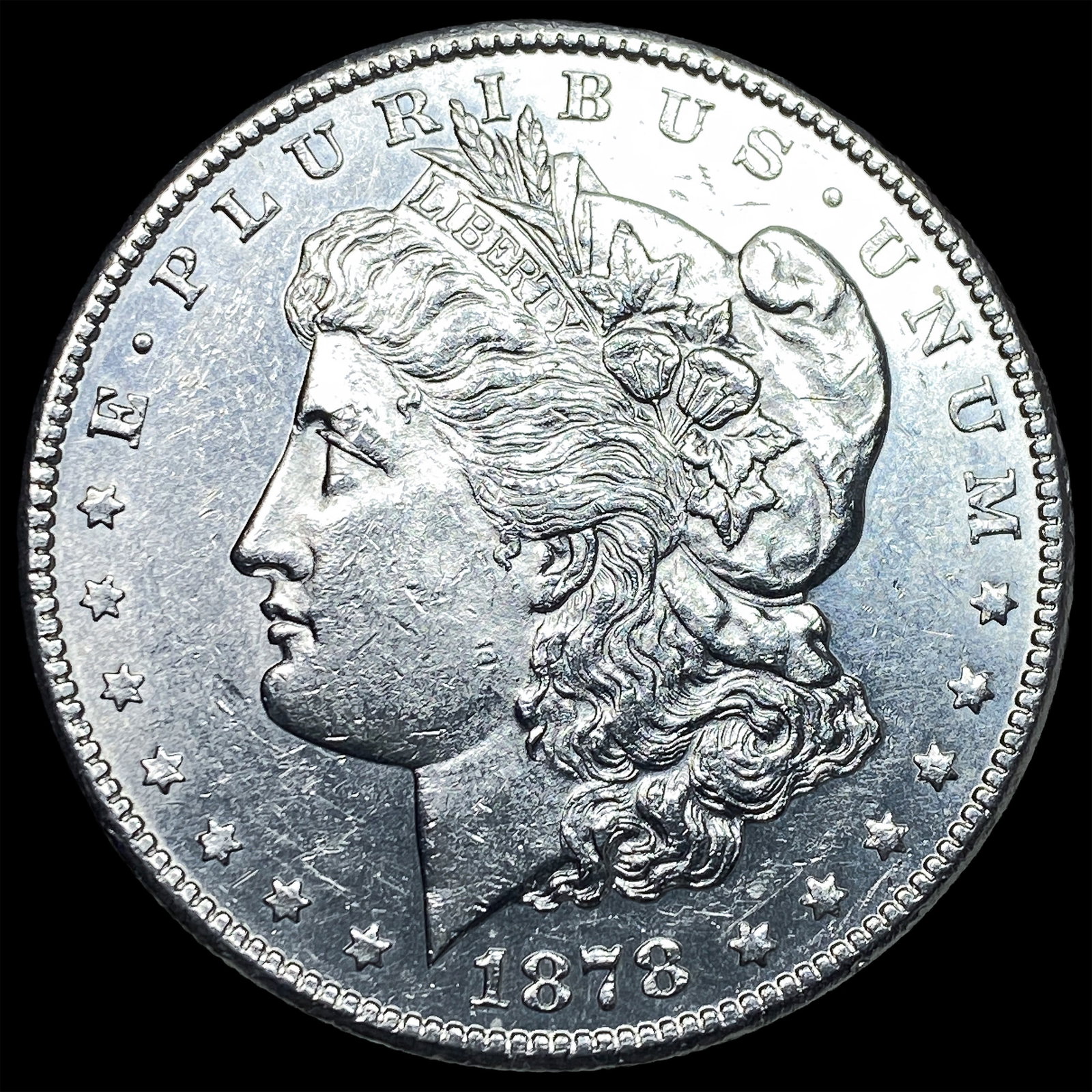 1878-S Silver Morgan Dollar UNCIRCULATED: 1878-S Silver Morgan Dollar UNCIRCULATED