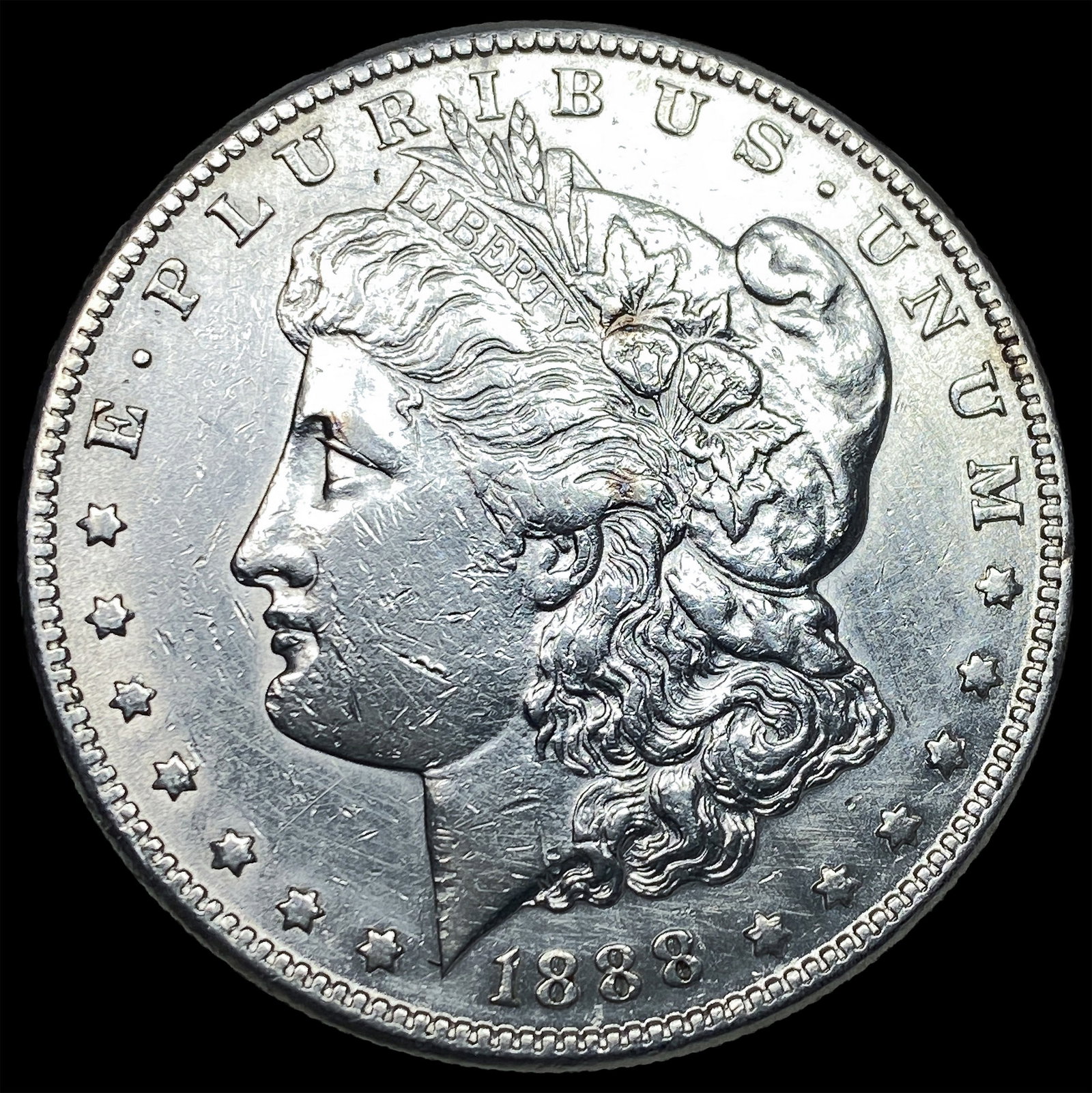 1888-S Silver Morgan Dollar CLOSELY UNCIRCULATED: 1888-S Silver Morgan Dollar CLOSELY UNCIRCULATED