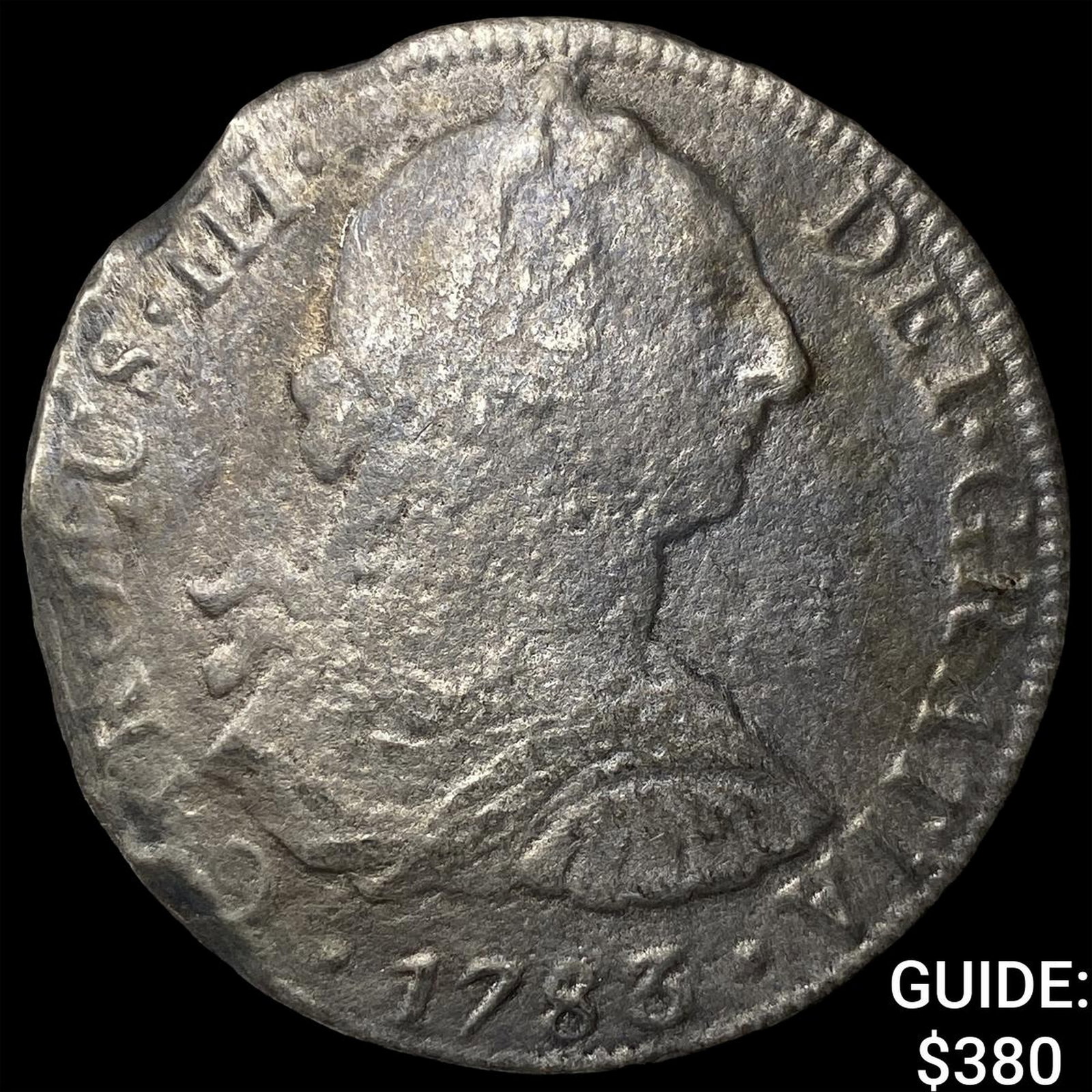 1783 Colonial Spain Silver "El Cazador" Shipwreck 8 Reale NEARLY UNCIRCULATED: 1783 Colonial Spain Silver "El Cazador" Shipwreck 8 Reale NEARLY UNCIRCULATED