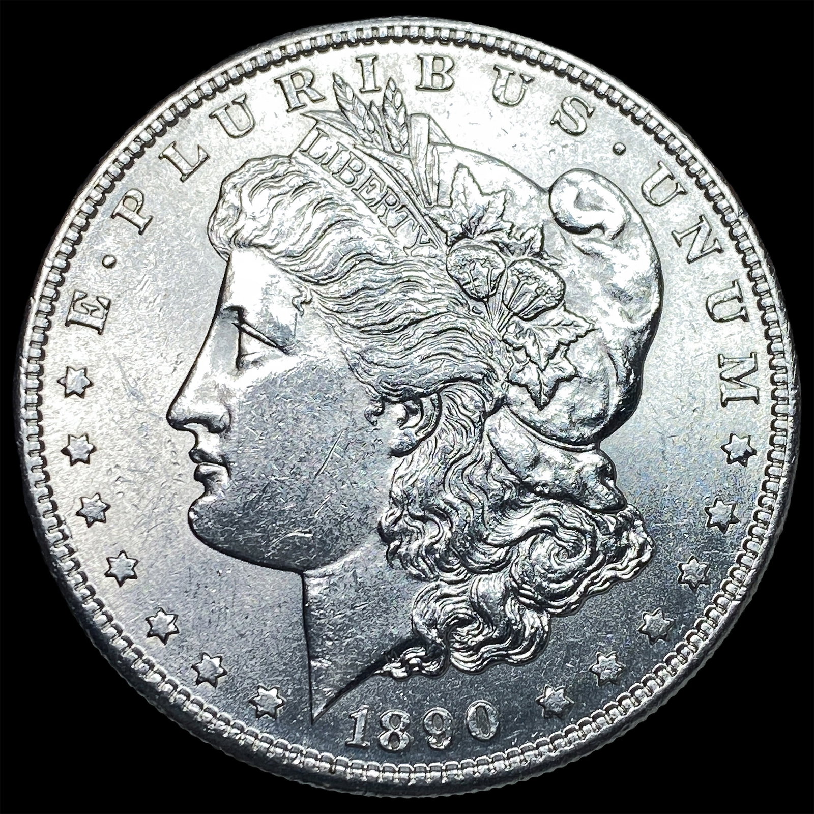 1890-S Silver Morgan Dollar UNCIRCULATED: 1890-S Silver Morgan Dollar UNCIRCULATED