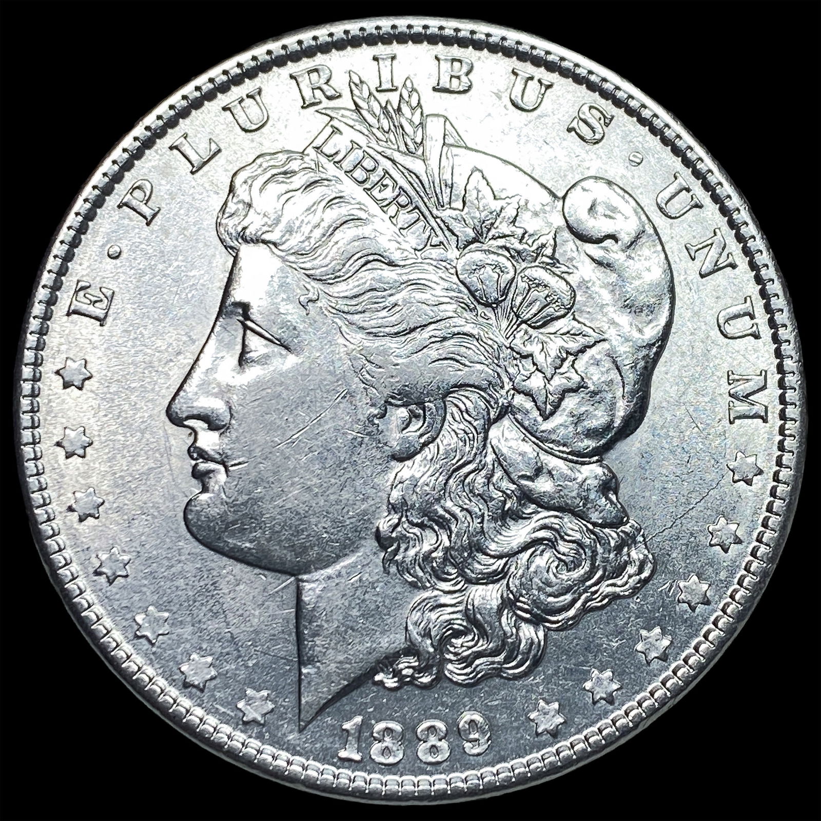 1889 Morgan Silver Dollar UNCIRCULATED: 1889 Morgan Silver Dollar UNCIRCULATED