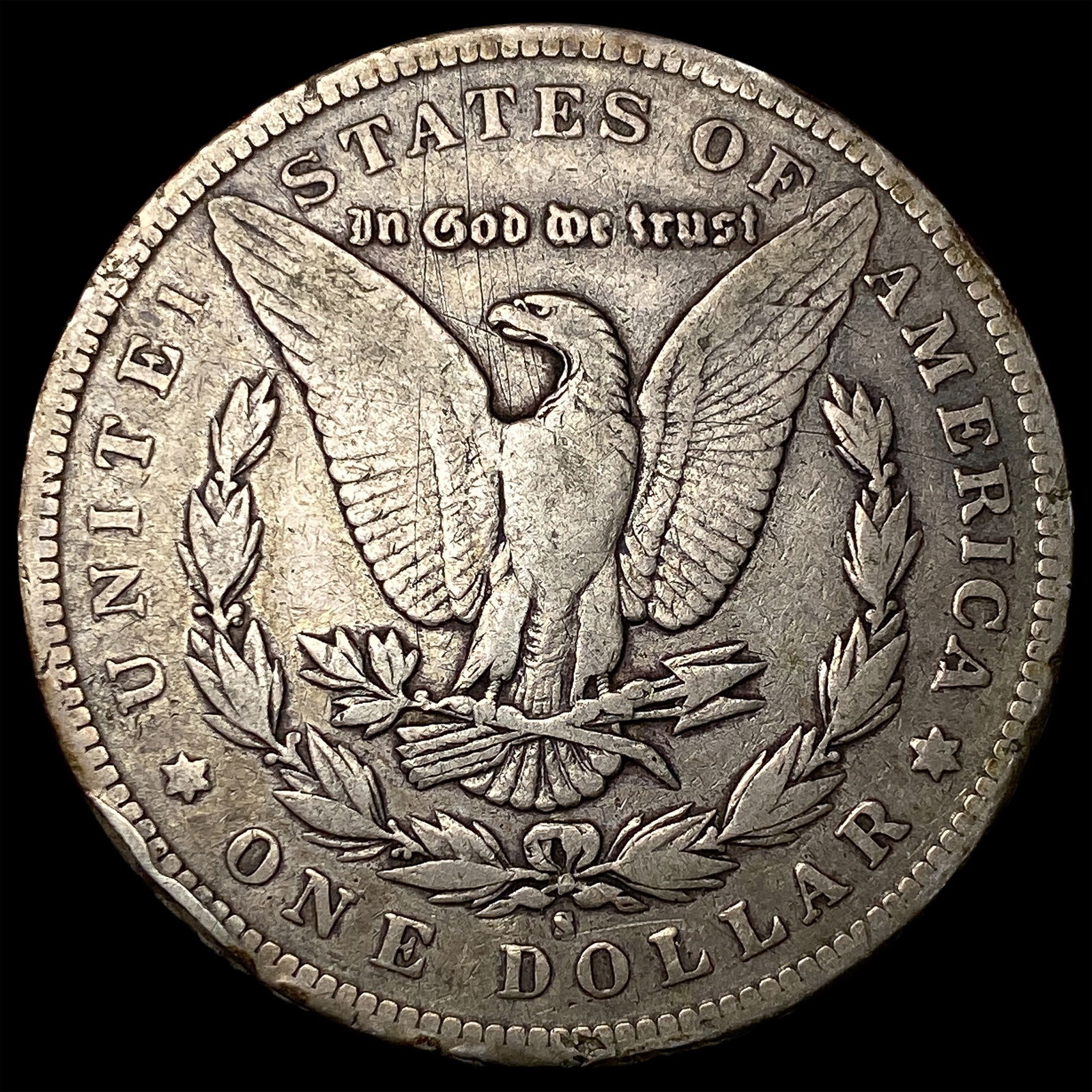 1896-S Silver Morgan Dollar LIGHTLY CIRCULATED - 2