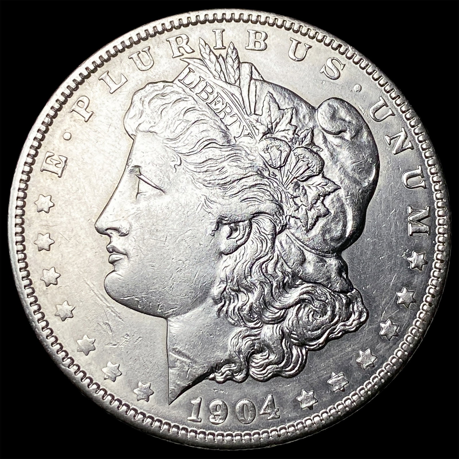 1904 Morgan Silver Dollar UNCIRCULATED: 1904 Morgan Silver Dollar UNCIRCULATED
