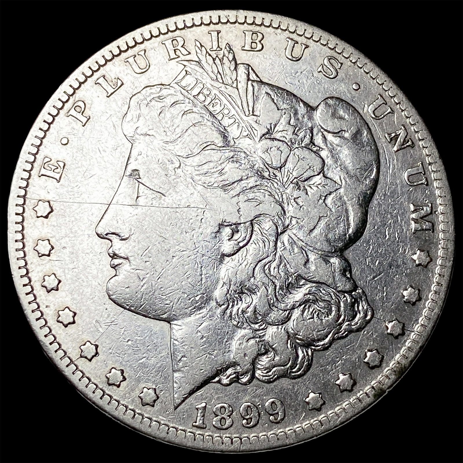 1899-S Silver Morgan Dollar CLOSELY UNCIRCULATED: 1899-S Silver Morgan Dollar CLOSELY UNCIRCULATED