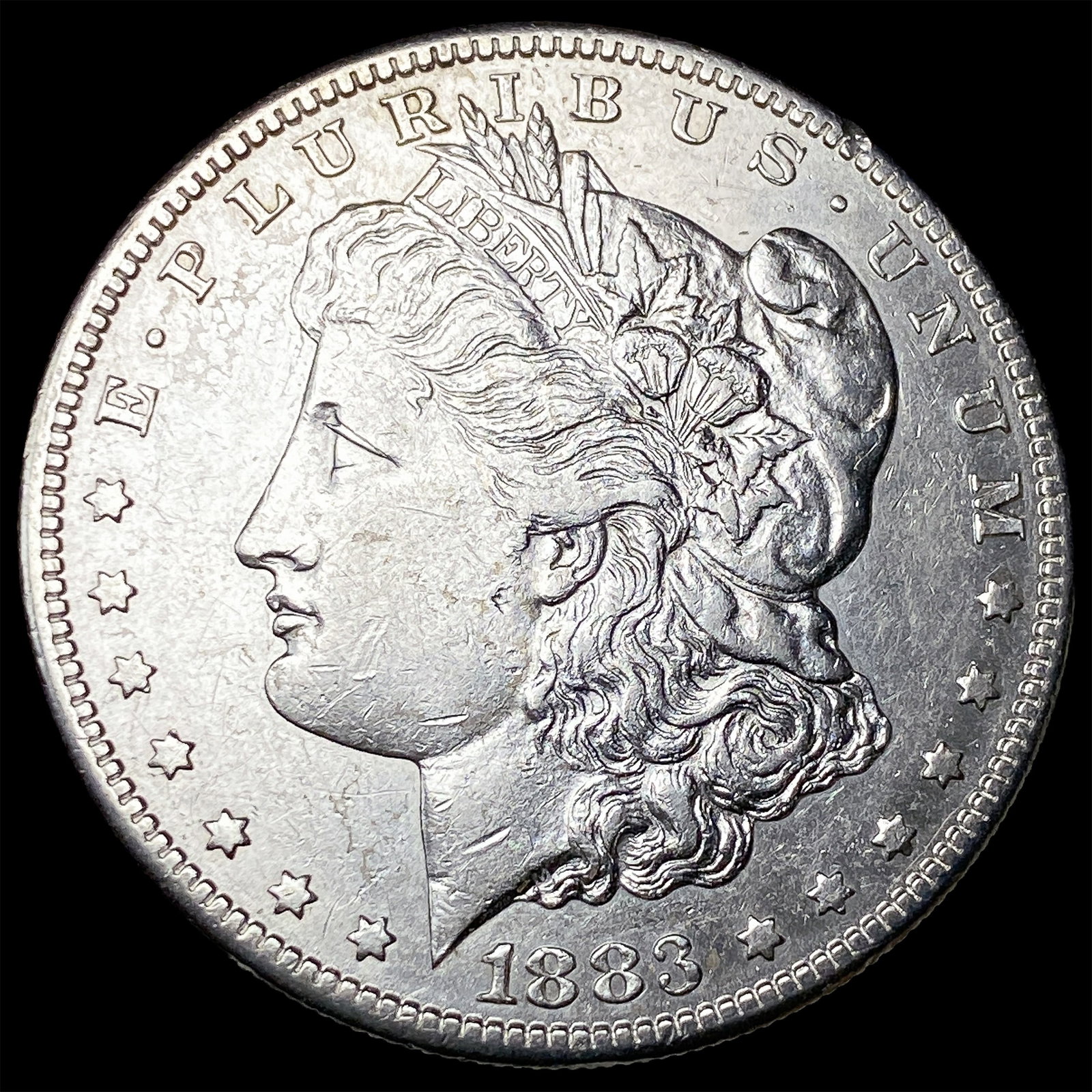 1883-S Silver Morgan Dollar CLOSELY UNCIRCULATED: 1883-S Silver Morgan Dollar CLOSELY UNCIRCULATED
