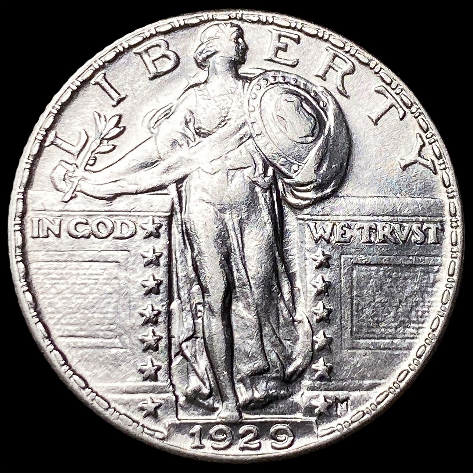 1929 Standing Liberty Silver Quarter CHOICE BU: 1929 Standing Liberty Silver Quarter CHOICE BU