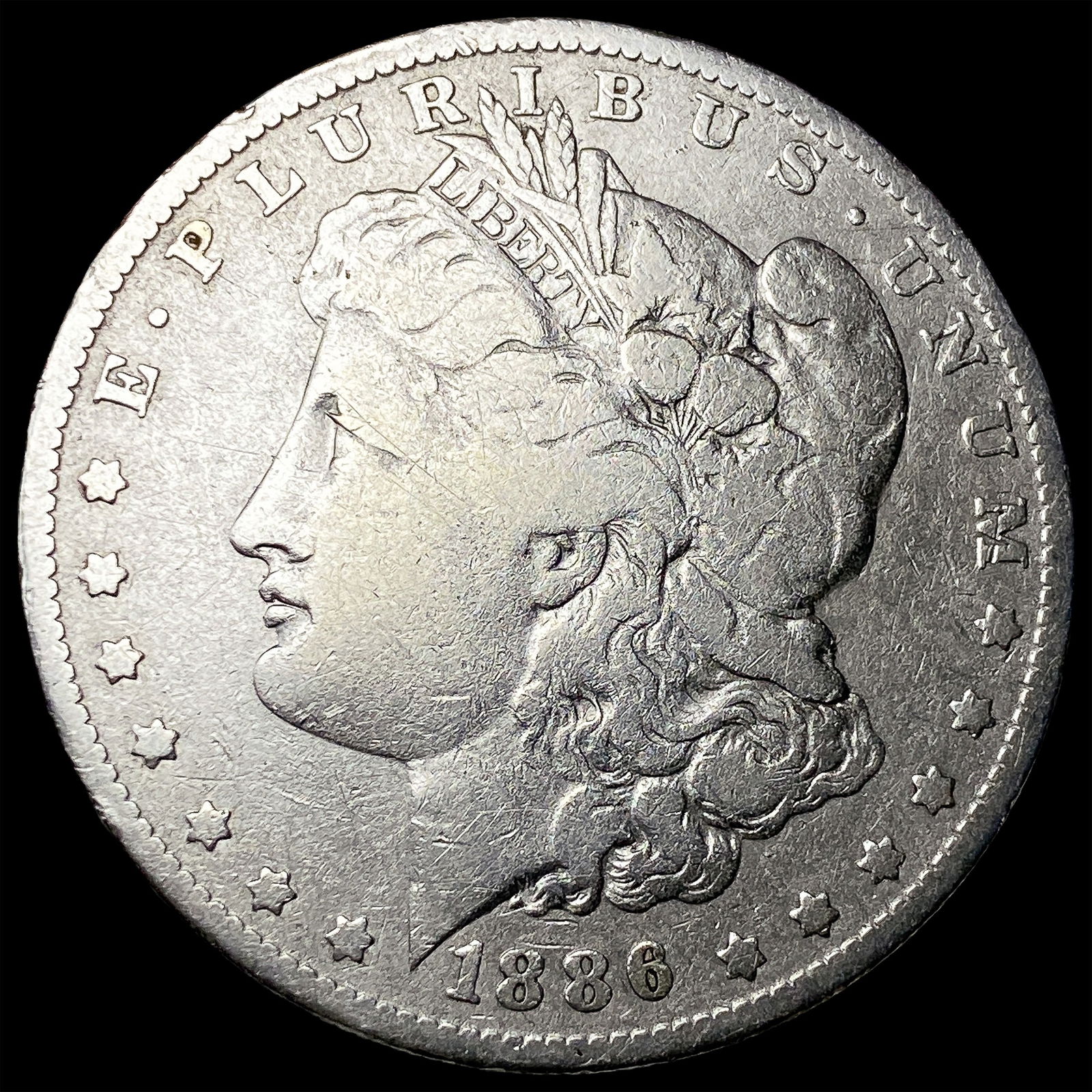 1886-O Silver Morgan Dollar LIGHTLY CIRCULATED: 1886-O Silver Morgan Dollar LIGHTLY CIRCULATED