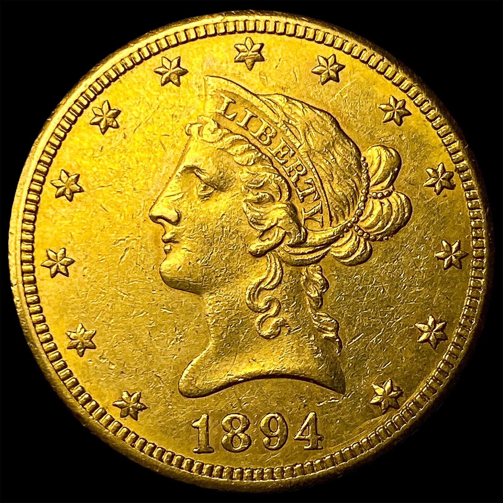 1894-O Gold $10 Eagle CHOICE AU: 1894-O Gold $10 Eagle CHOICE AU