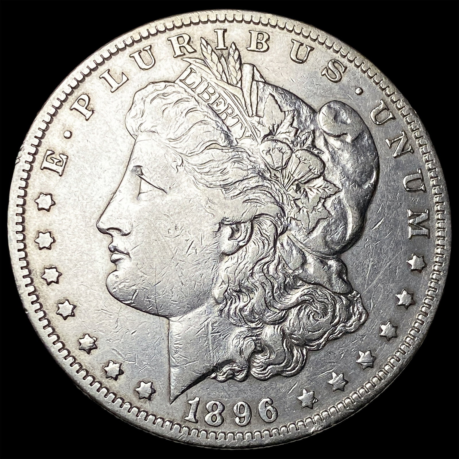 1896-O Silver Morgan Dollar NEARLY UNCIRCULATED: 1896-O Silver Morgan Dollar NEARLY UNCIRCULATED
