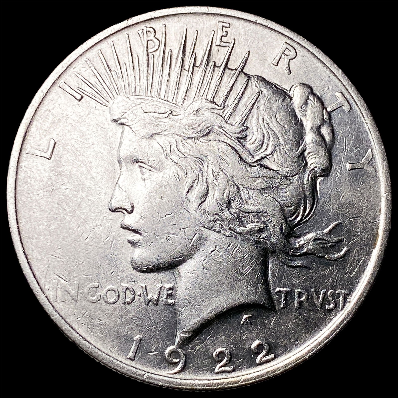 1922 Silver Peace Dollar CLOSELY UNCIRCULATED: 1922 Silver Peace Dollar CLOSELY UNCIRCULATED