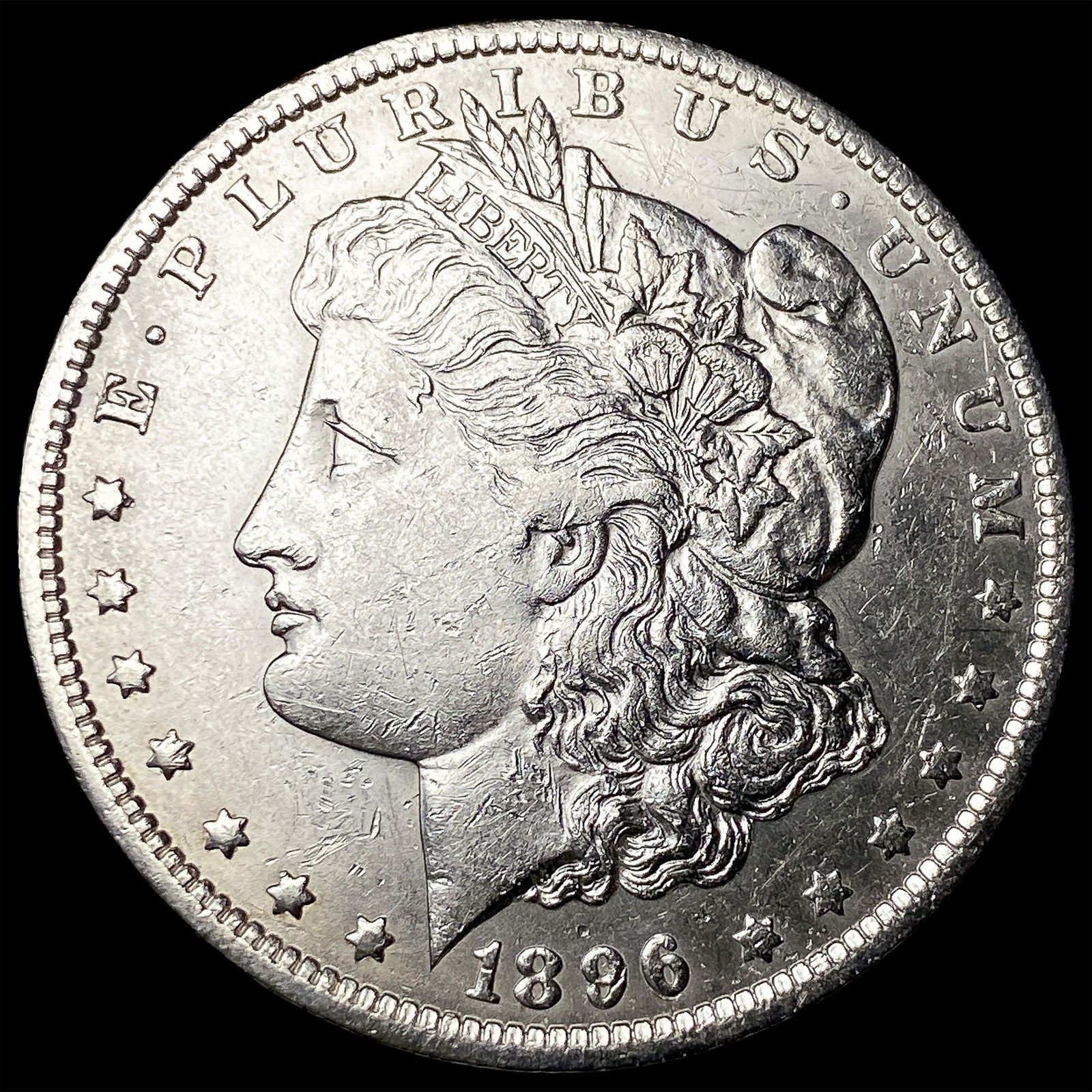 1896-S Silver Morgan Dollar CHOICE AU: 1896-S Silver Morgan Dollar CHOICE AU