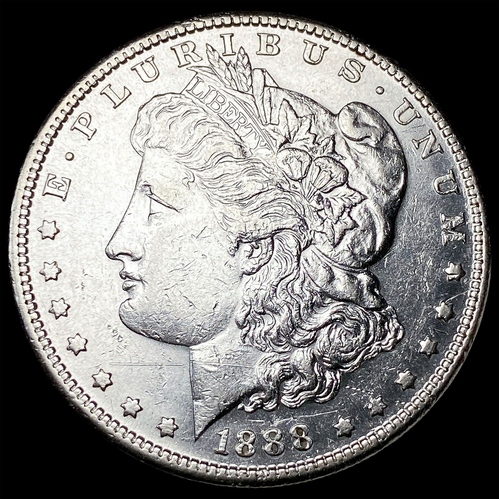 1888 Morgan Silver Dollar UNCIRCULATED: 1888 Morgan Silver Dollar UNCIRCULATED