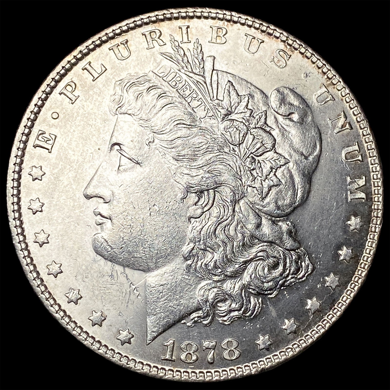 1878-S Silver Morgan Dollar CLOSELY UNCIRCULATED: 1878-S Silver Morgan Dollar CLOSELY UNCIRCULATED