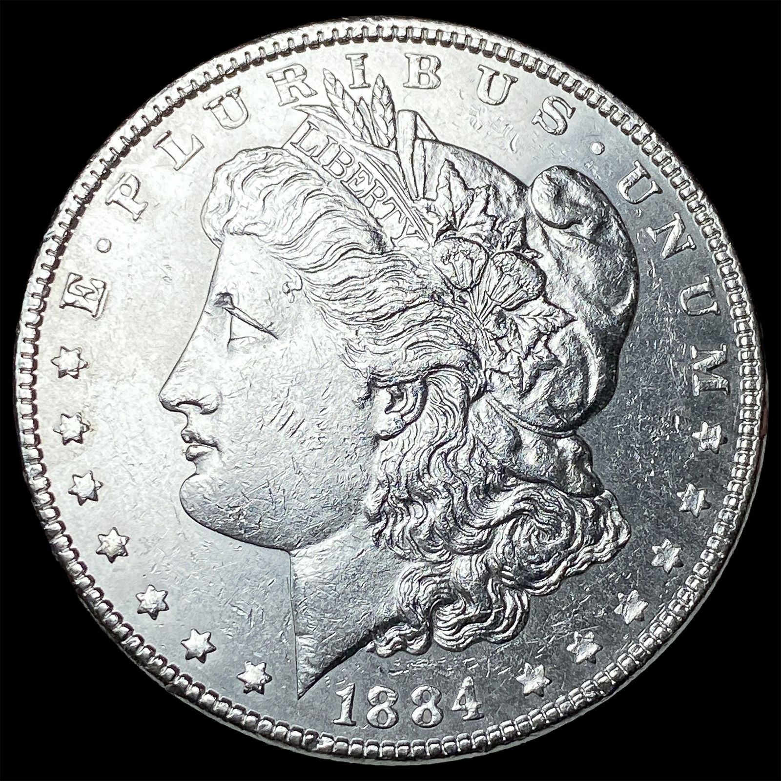 1884 Morgan Silver Dollar CLOSELY UNCIRCULATED: 1884 Morgan Silver Dollar CLOSELY UNCIRCULATED