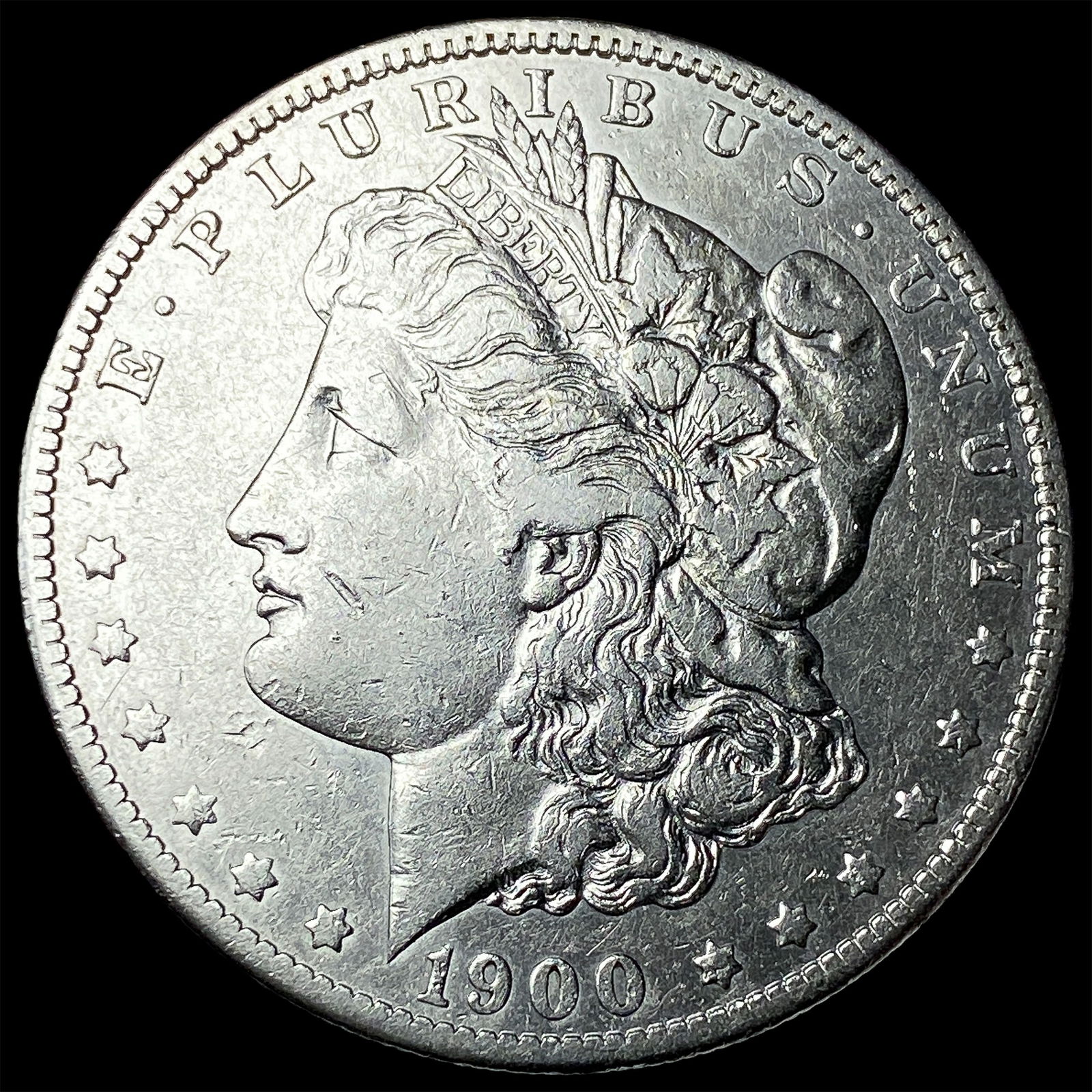 1900-O Silver Morgan Dollar NEARLY UNCIRCULATED: 1900-O Silver Morgan Dollar NEARLY UNCIRCULATED