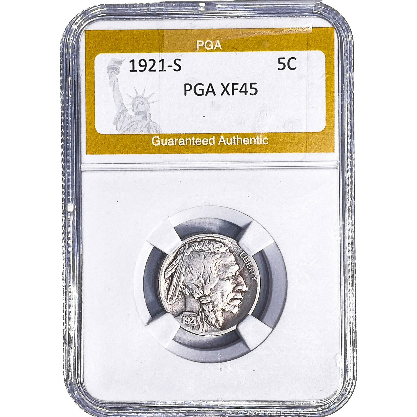 1921-S Buffalo Nickel PGA XF45 (1 of 2)