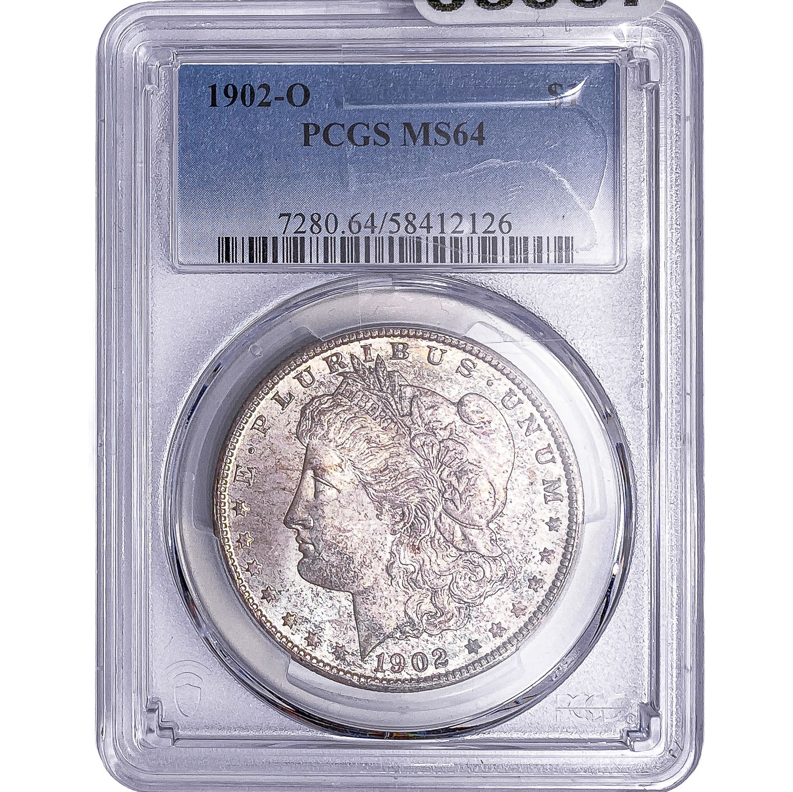 1902-O Morgan Silver Dollar PCGS MS64: 1902-O Morgan Silver Dollar PCGS MS64