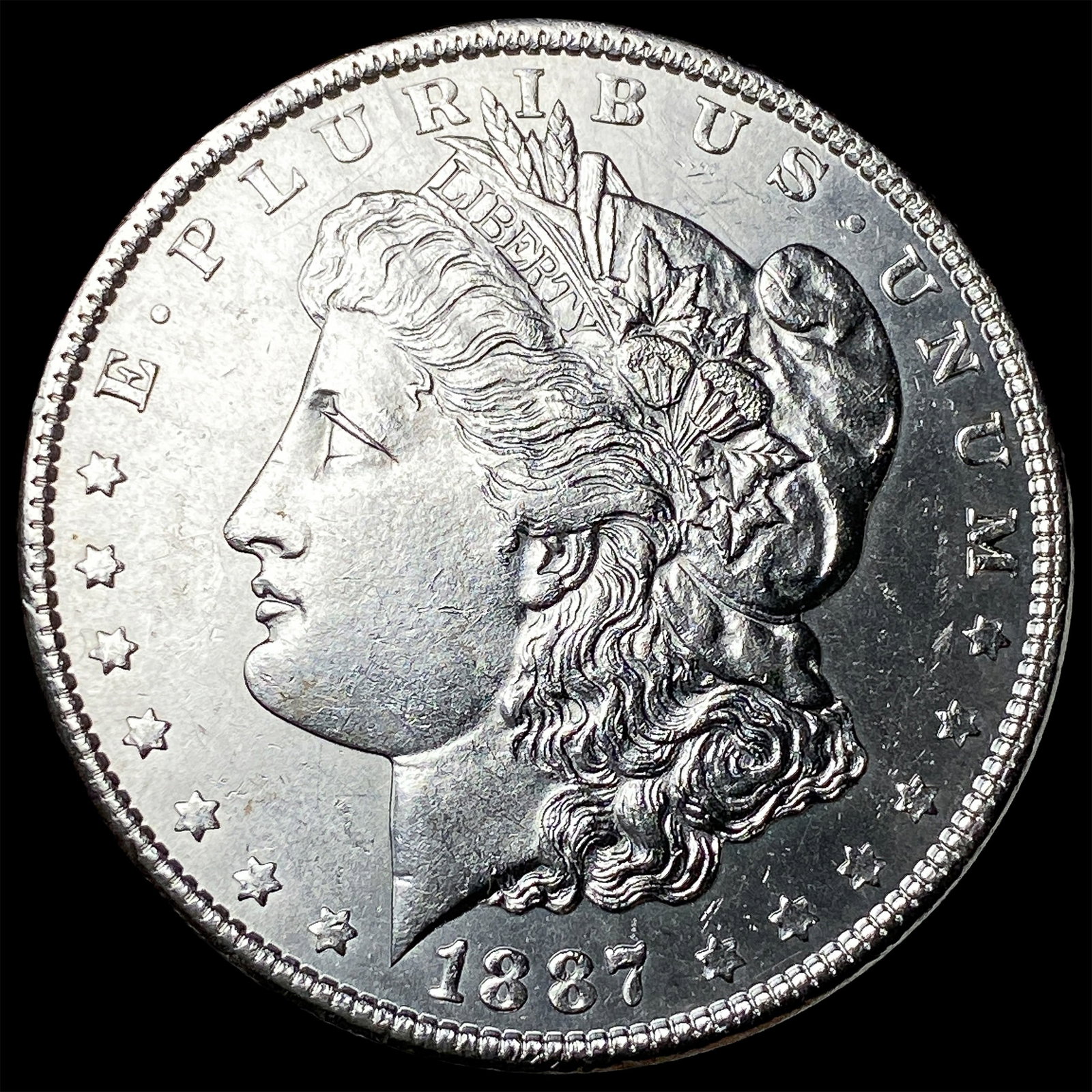 1887 Silver Morgan Dollar UNCIRCULATED: 1887 Silver Morgan Dollar UNCIRCULATED