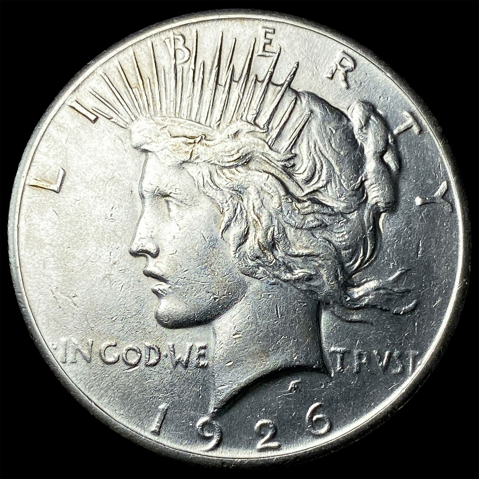 1926 Peace Silver Dollar CLOSELY UNCIRCULATED: 1926 Peace Silver Dollar CLOSELY UNCIRCULATED