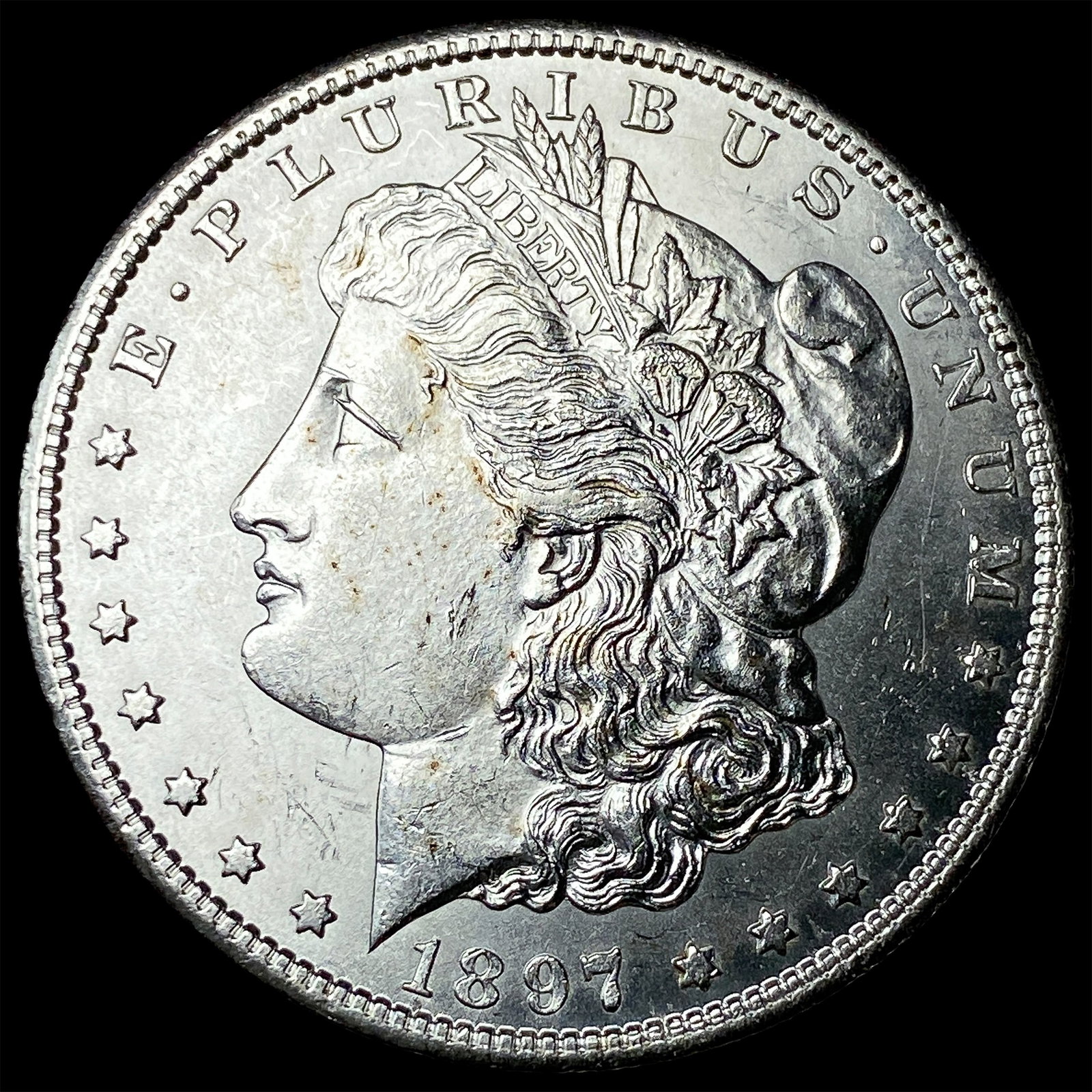 1897-S Silver Morgan Dollar UNCIRCULATED: 1897-S Silver Morgan Dollar UNCIRCULATED
