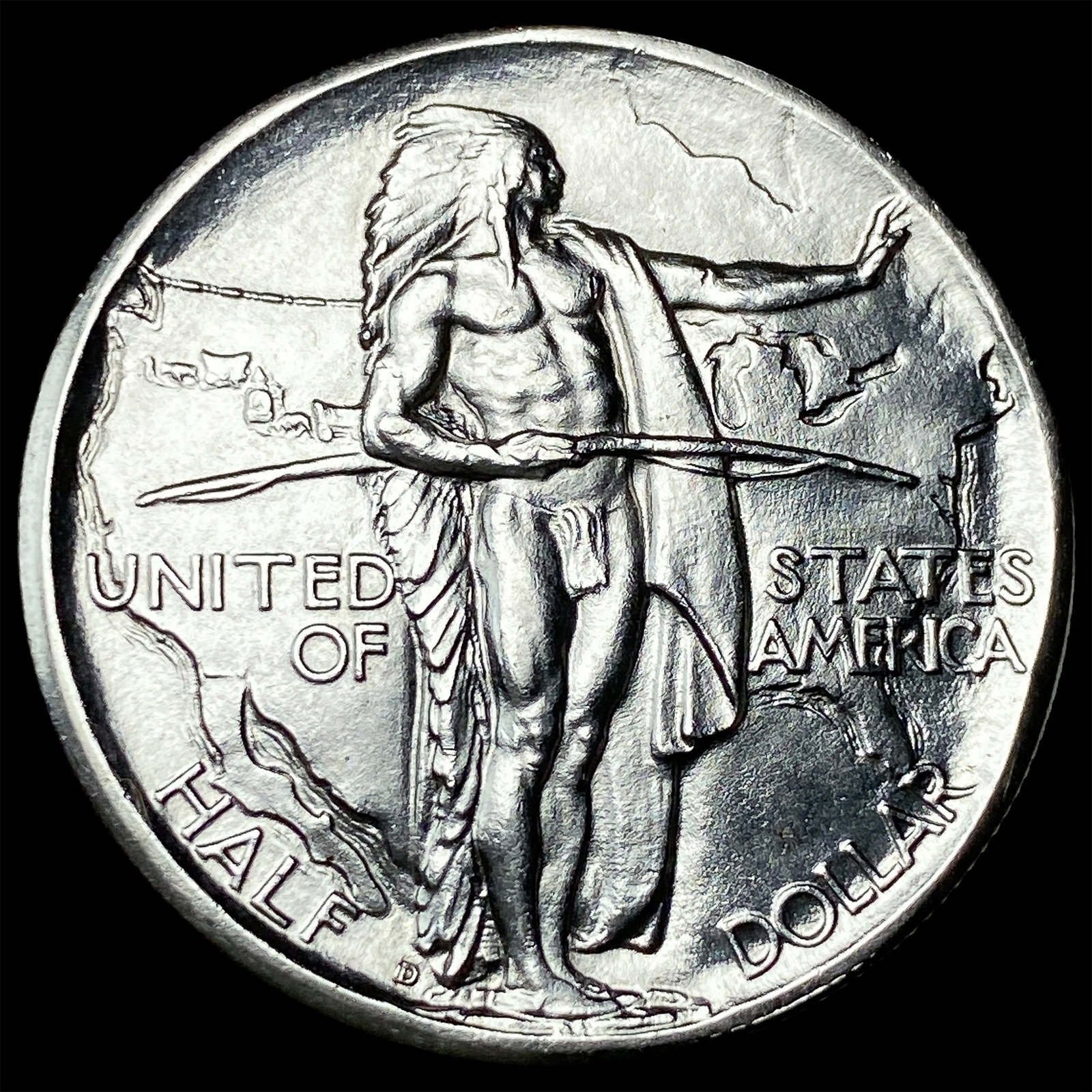 1937-D Silver Oregon Trail Half Dollar UNCIRCULATED: 1937-D Silver Oregon Trail Half Dollar UNCIRCULATED