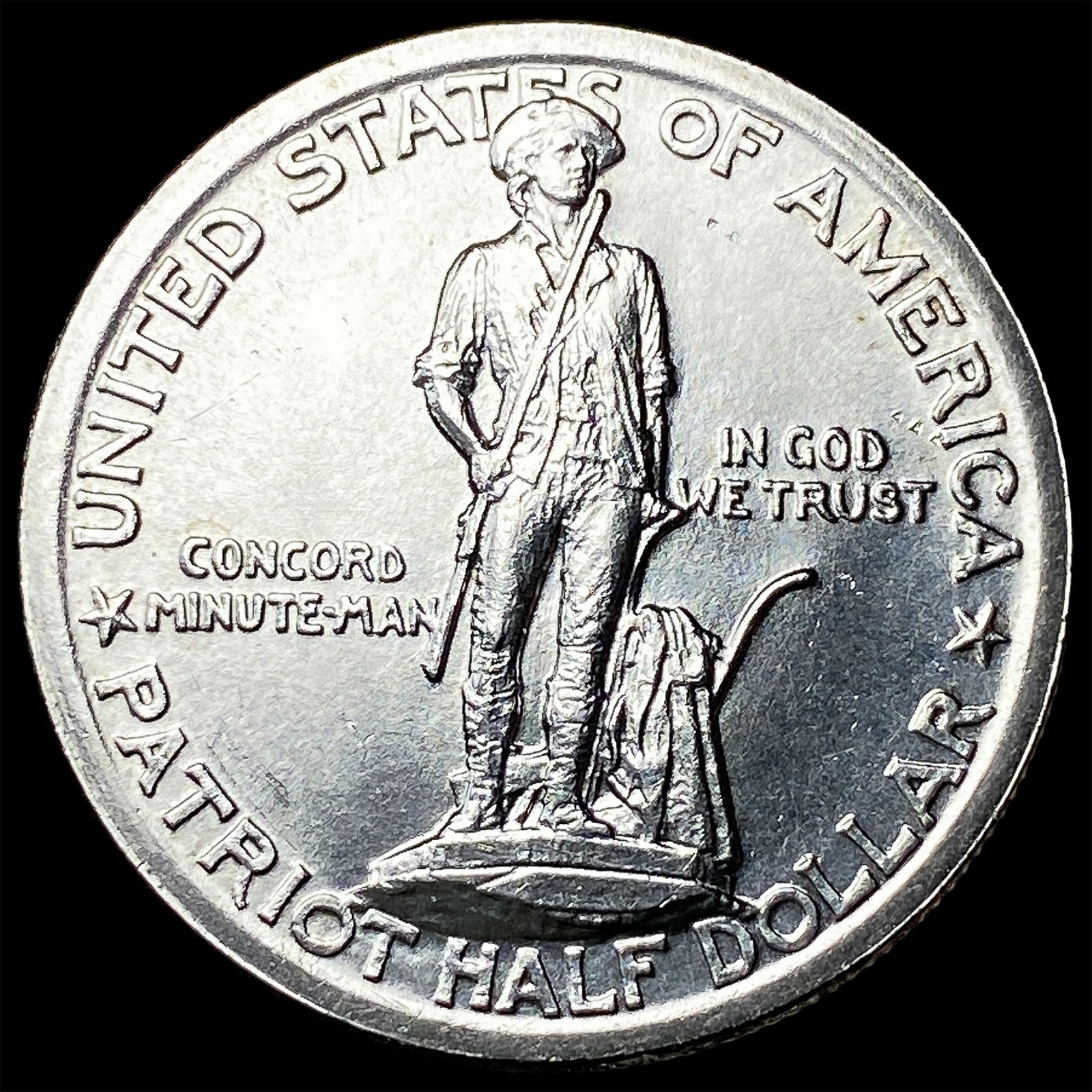 1925 Silver Lexington-Concord Half Dollar UNCIRCULATED: 1925 Silver Lexington-Concord Half Dollar UNCIRCULATED