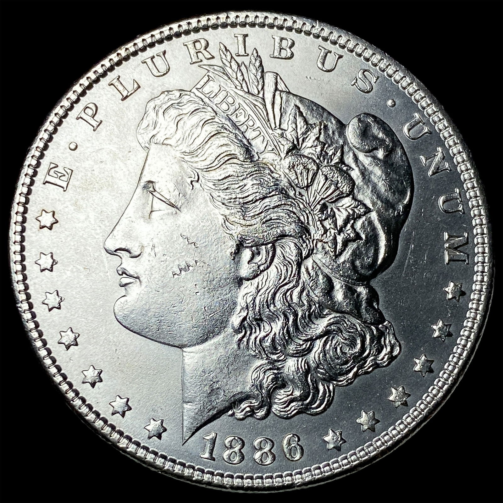 1886 Silver Morgan Dollar UNCIRCULATED: 1886 Silver Morgan Dollar UNCIRCULATED