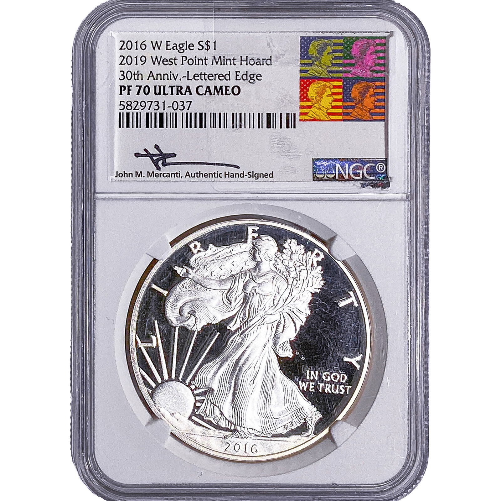 2016-W Silver Eagle NGC PF70 Ultra Cameo: 2016-W Silver Eagle NGC PF70 Ultra Cameo
