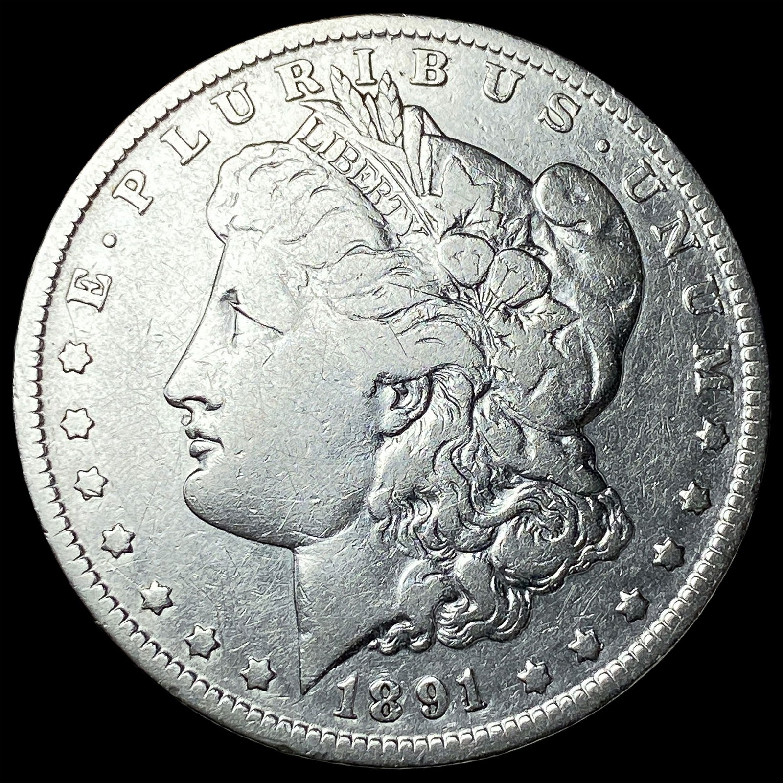 1891-O Morgan Silver Dollar LIGHTLY CIRCULATED: 1891-O Morgan Silver Dollar LIGHTLY CIRCULATED
